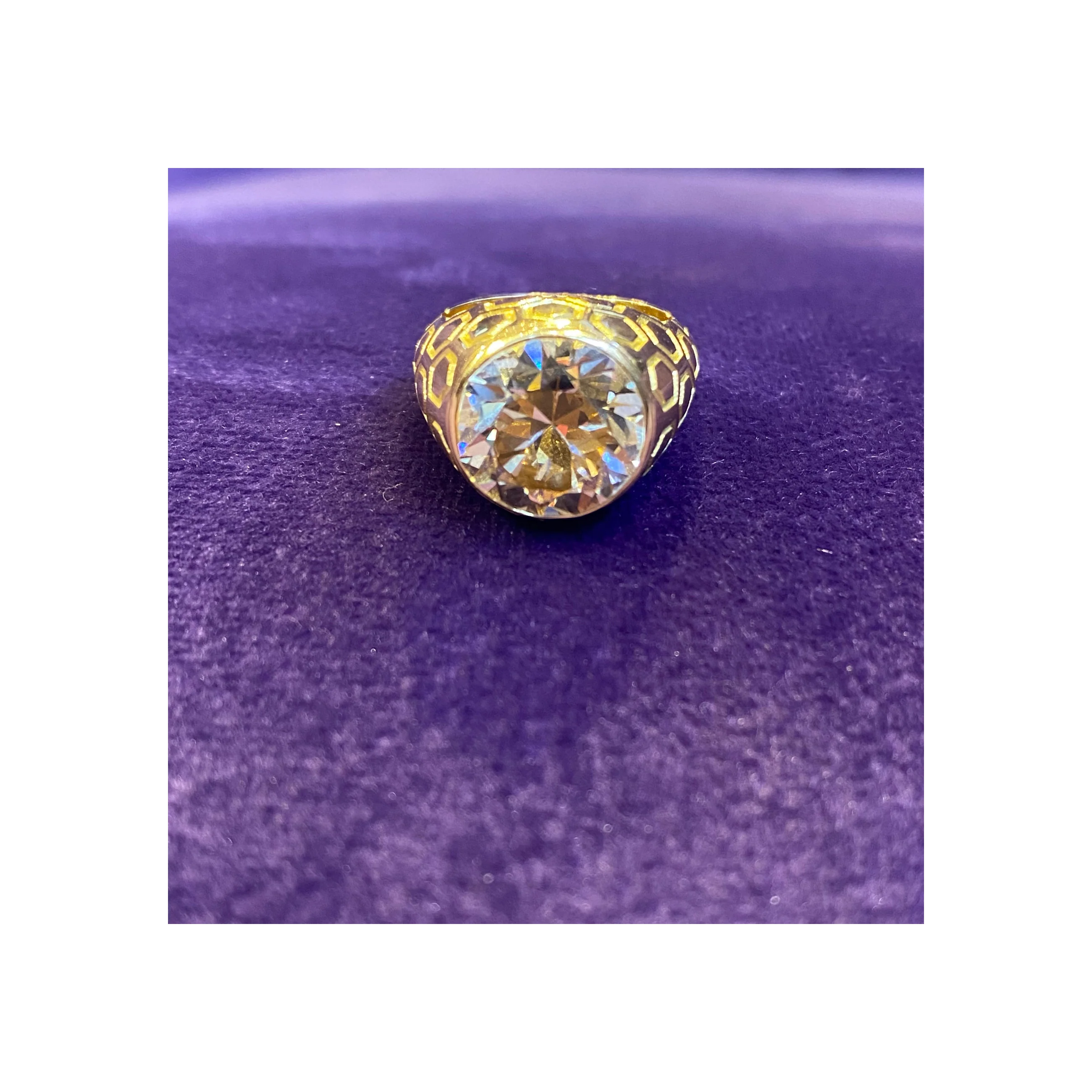 8.50 carat Fancy Brown Diamond Men's Ring - Image 6