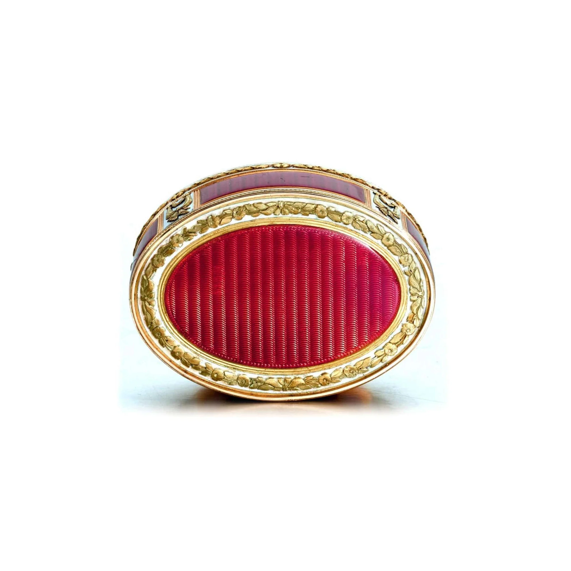 A jewelled two-colour gold and enamel snuff box, Charles Le Bastier, Paris, 1775 - Image 5