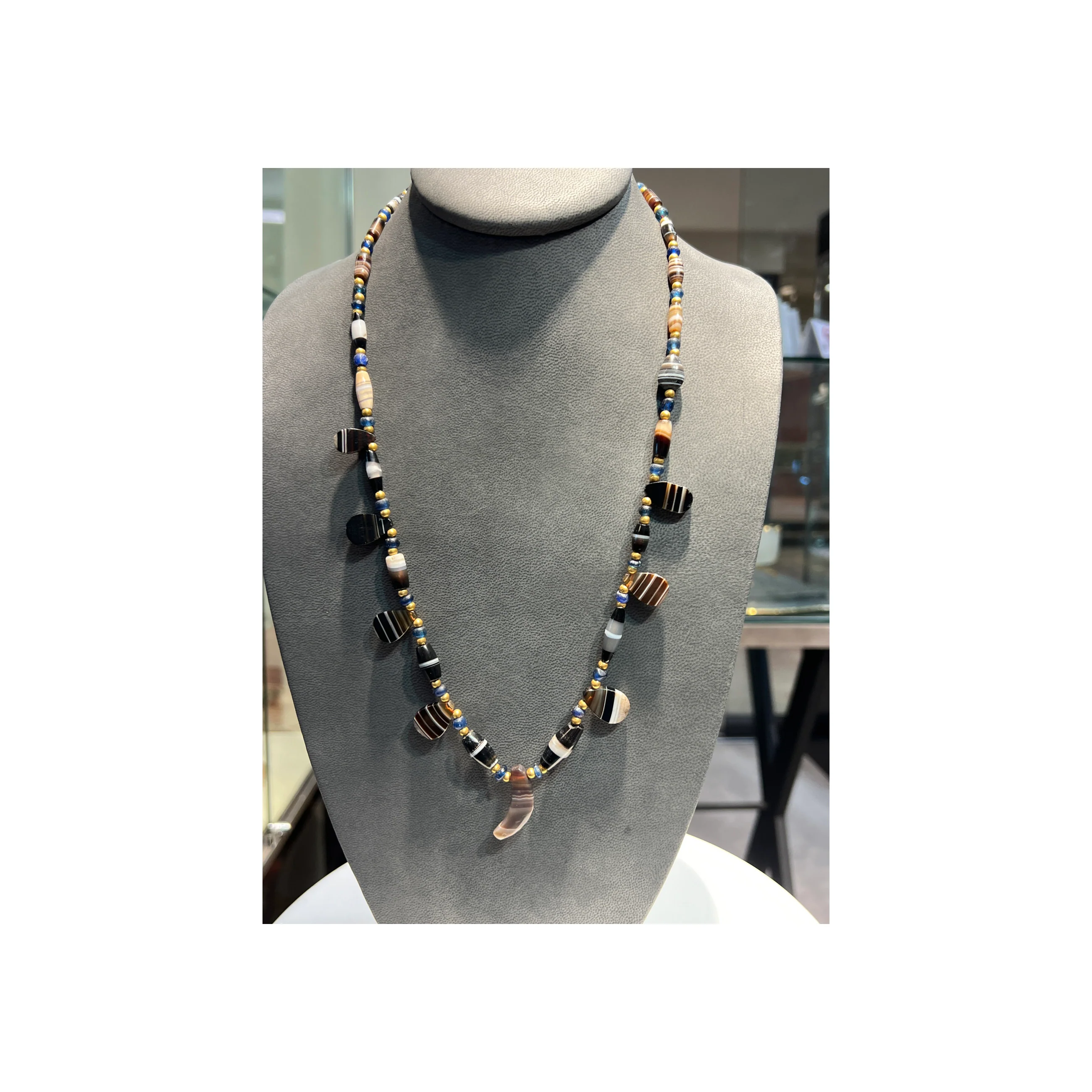 Agate Bead Necklace - Image 5