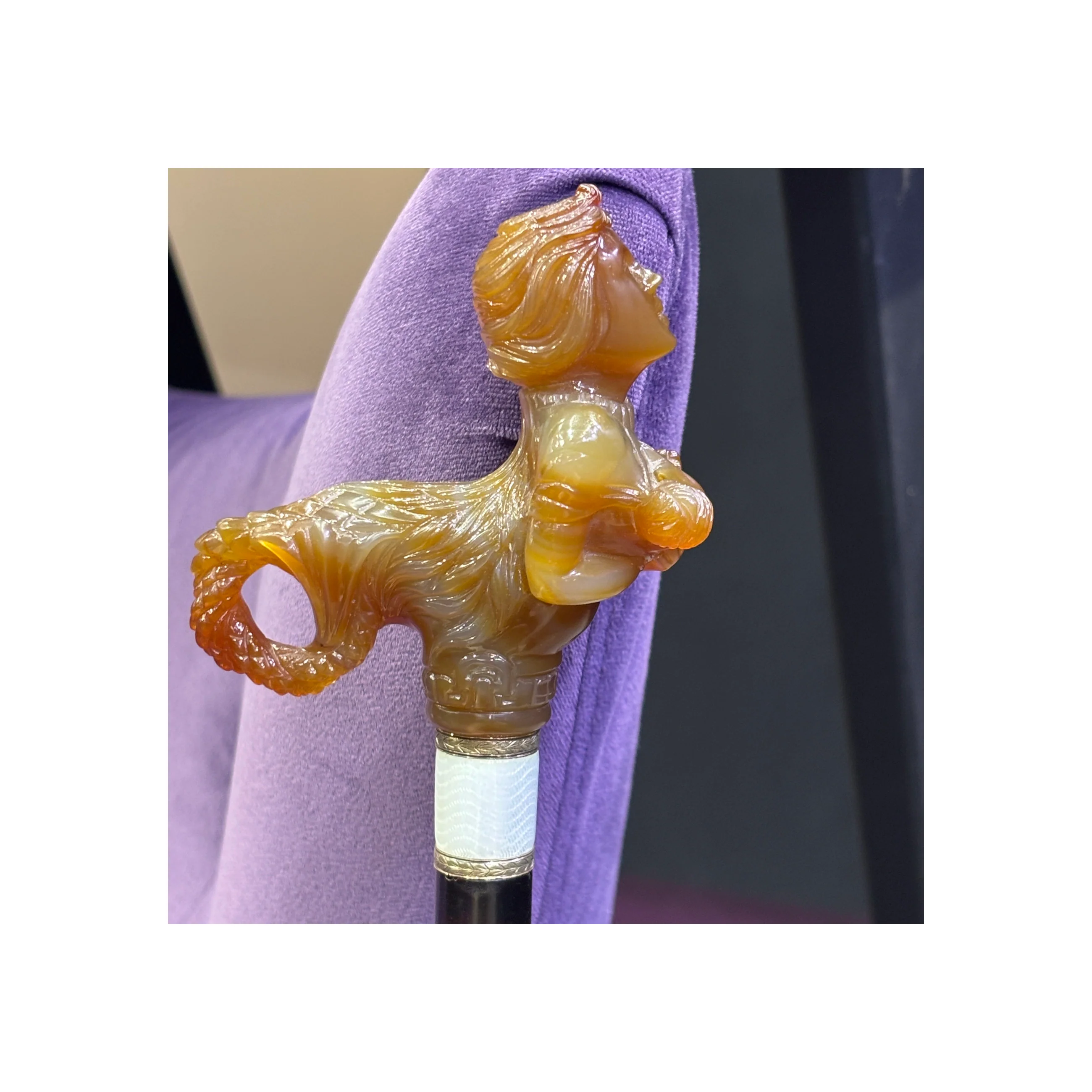 Agate Nursing Nereid Cane - Image 4