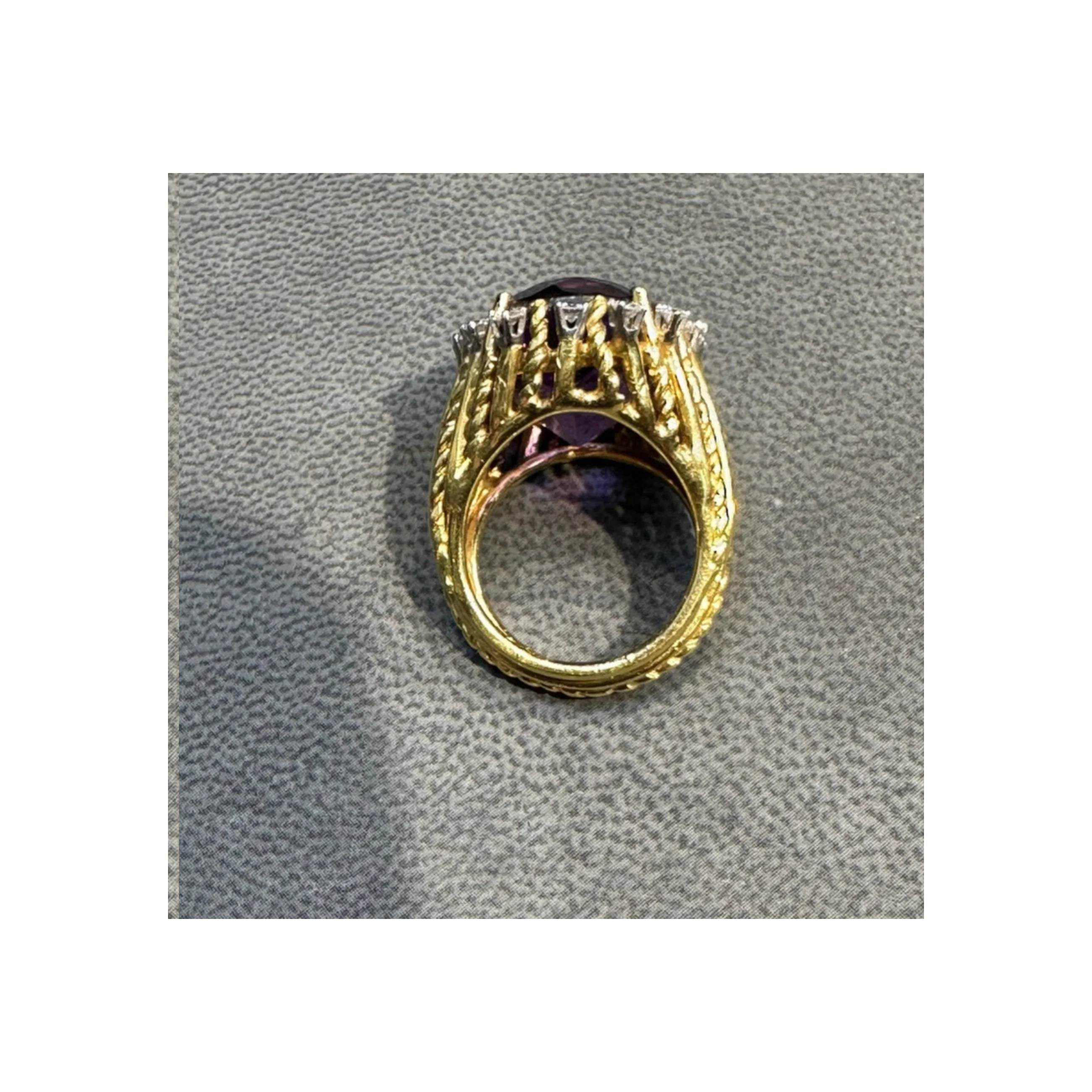 Amethyst and Diamond Ring - Image 6