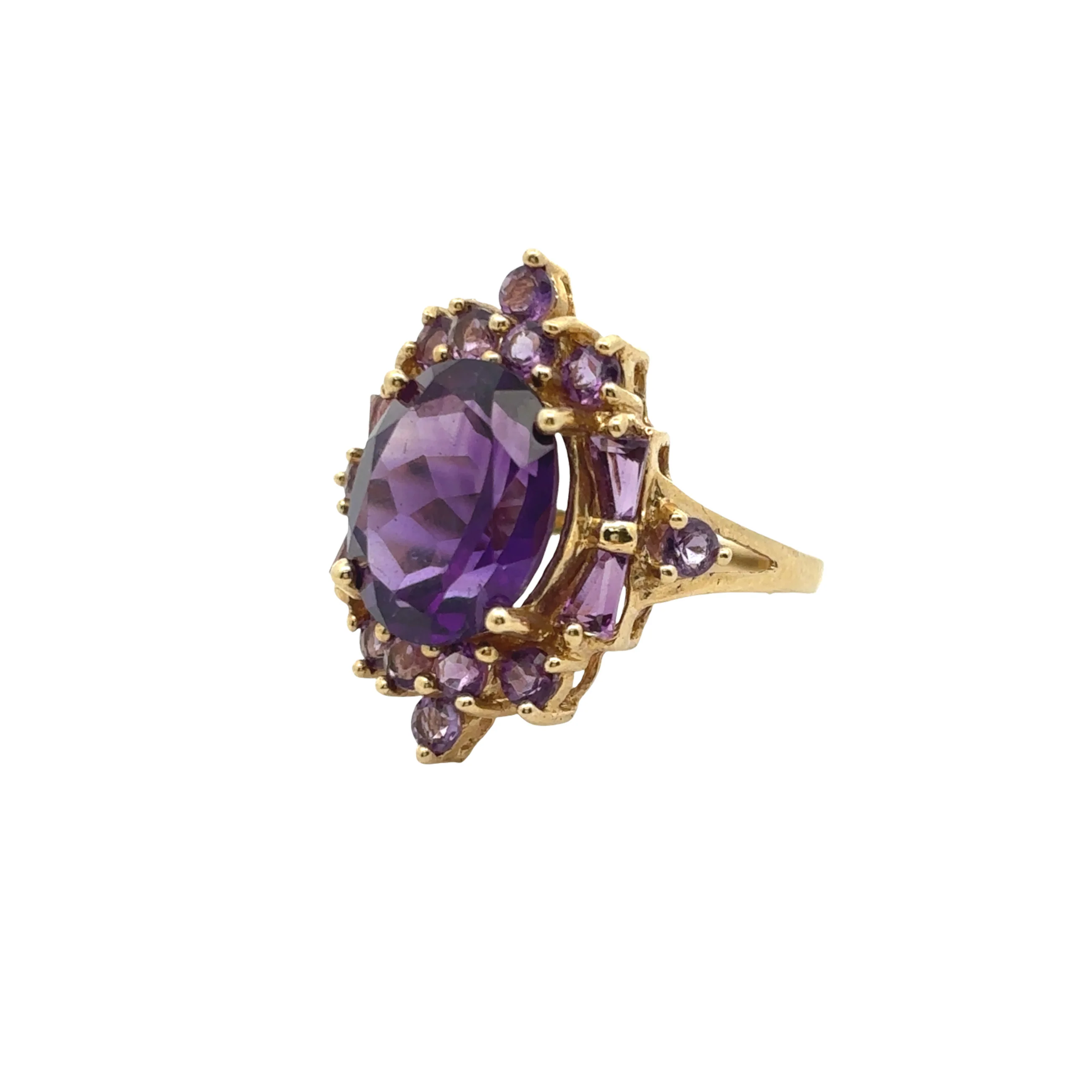 Amethyst Cocktail Ring - Image 6