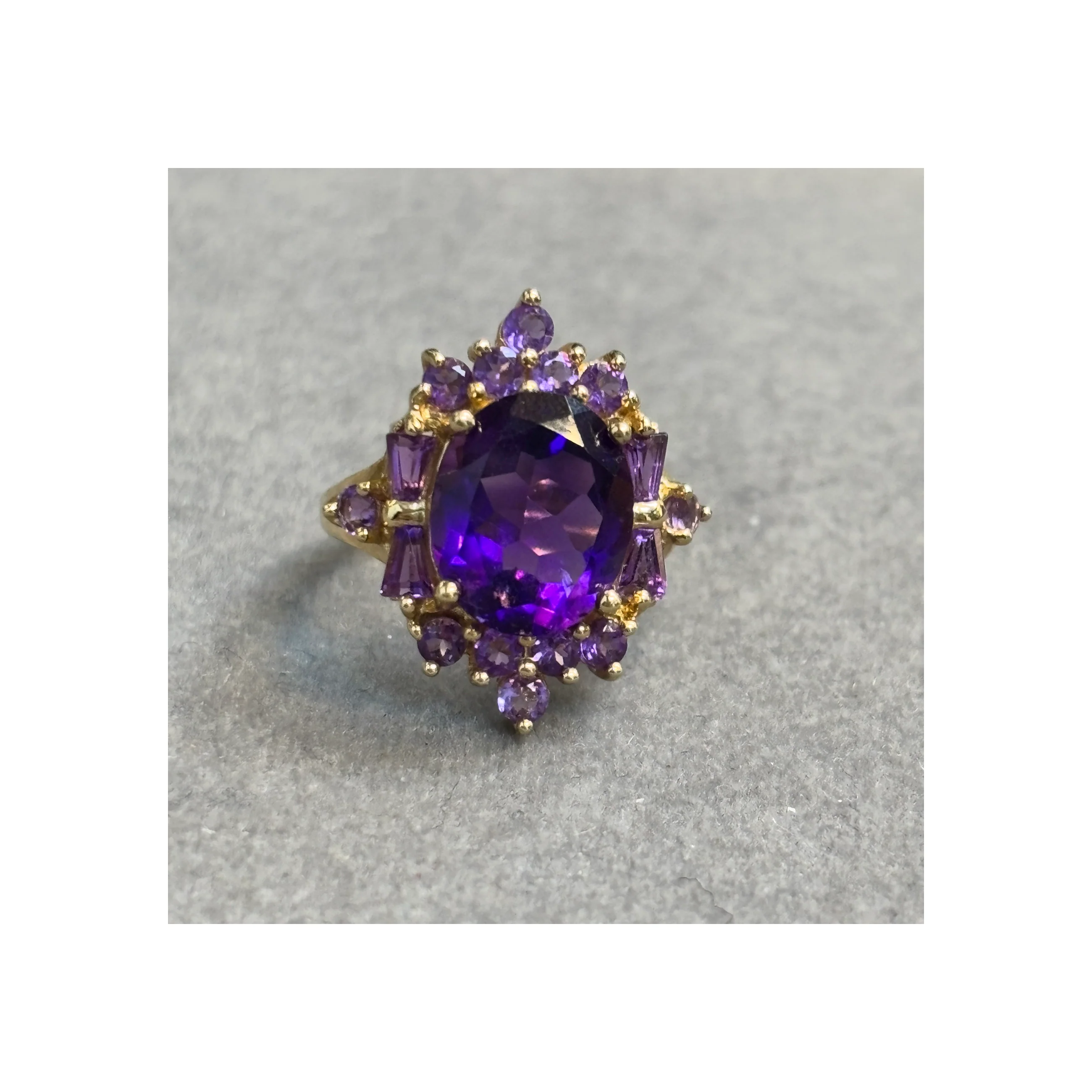 Amethyst Cocktail Ring - Image 8