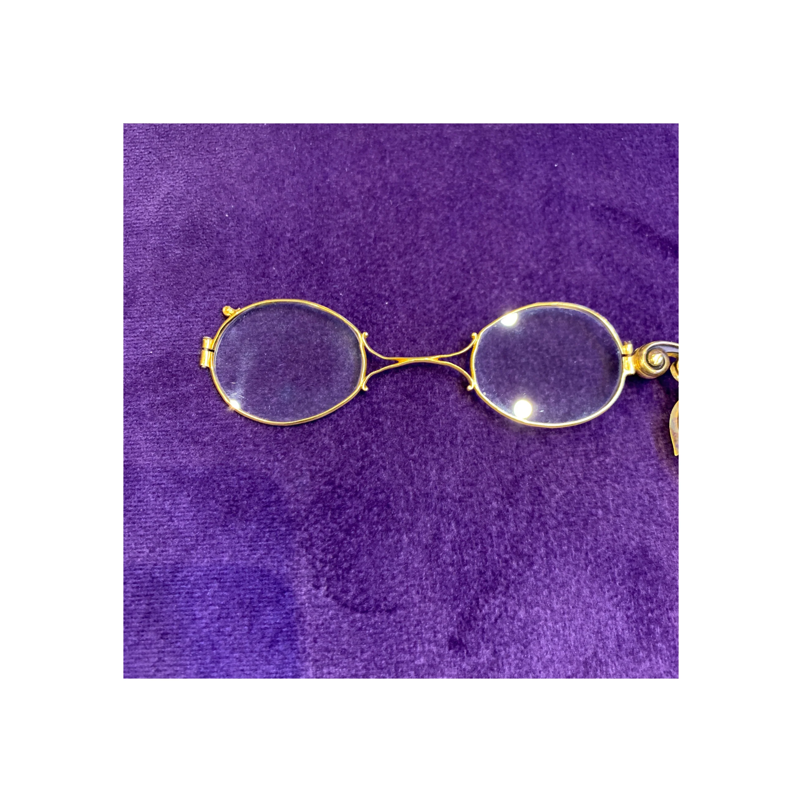 Antique Gold Lorgnette - Image 6