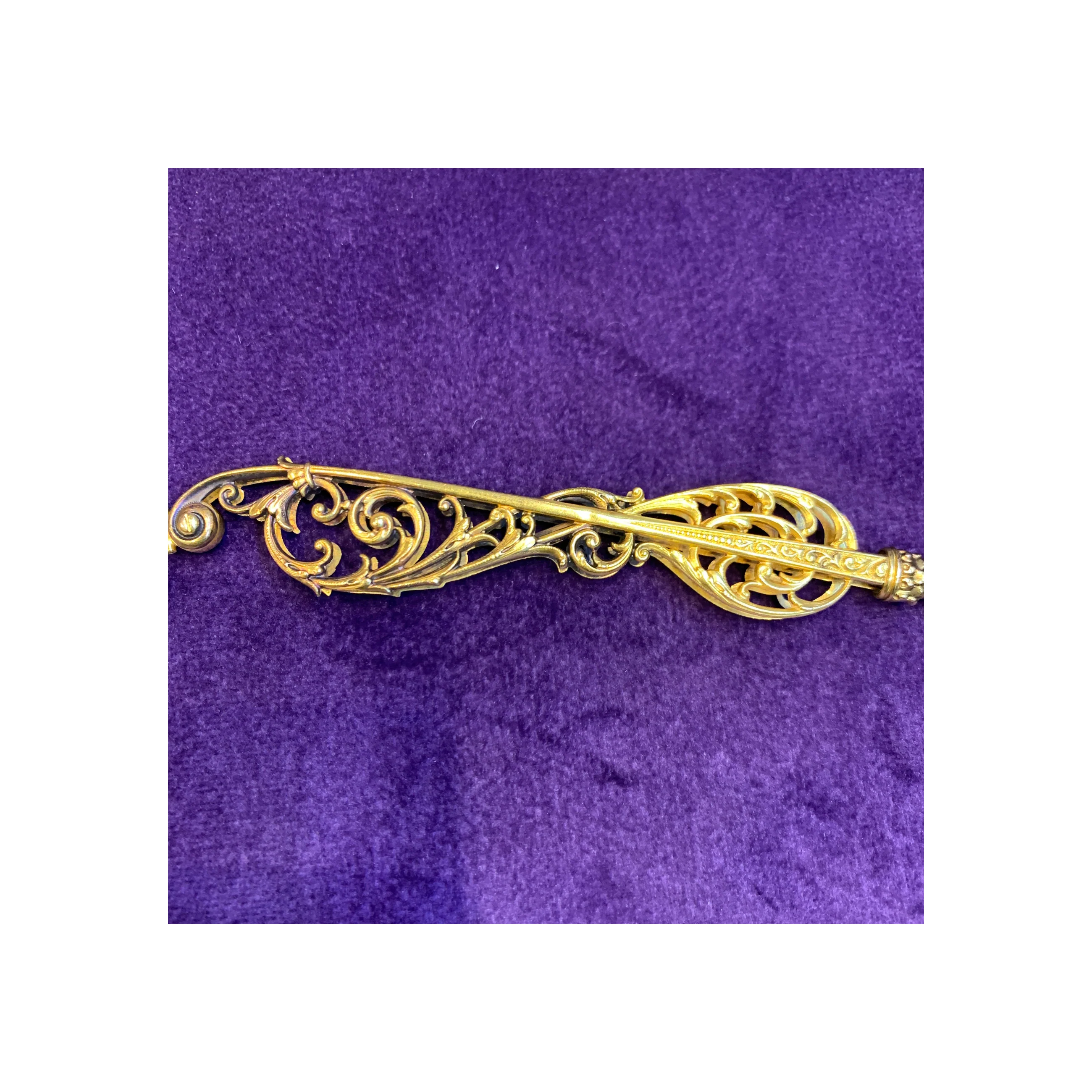 Antique Gold Lorgnette - Image 7
