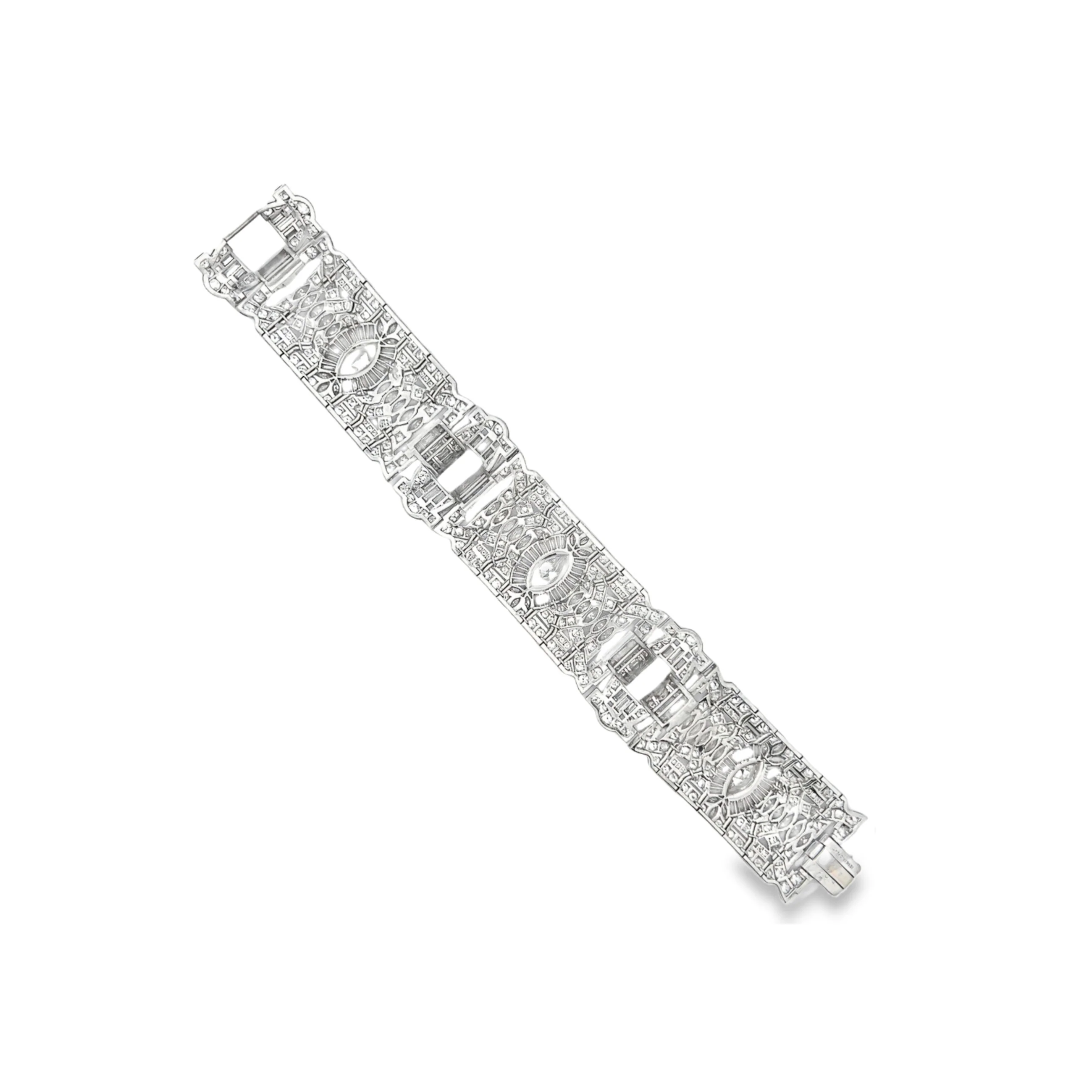 Art Deco Diamond Bracelet - Image 7