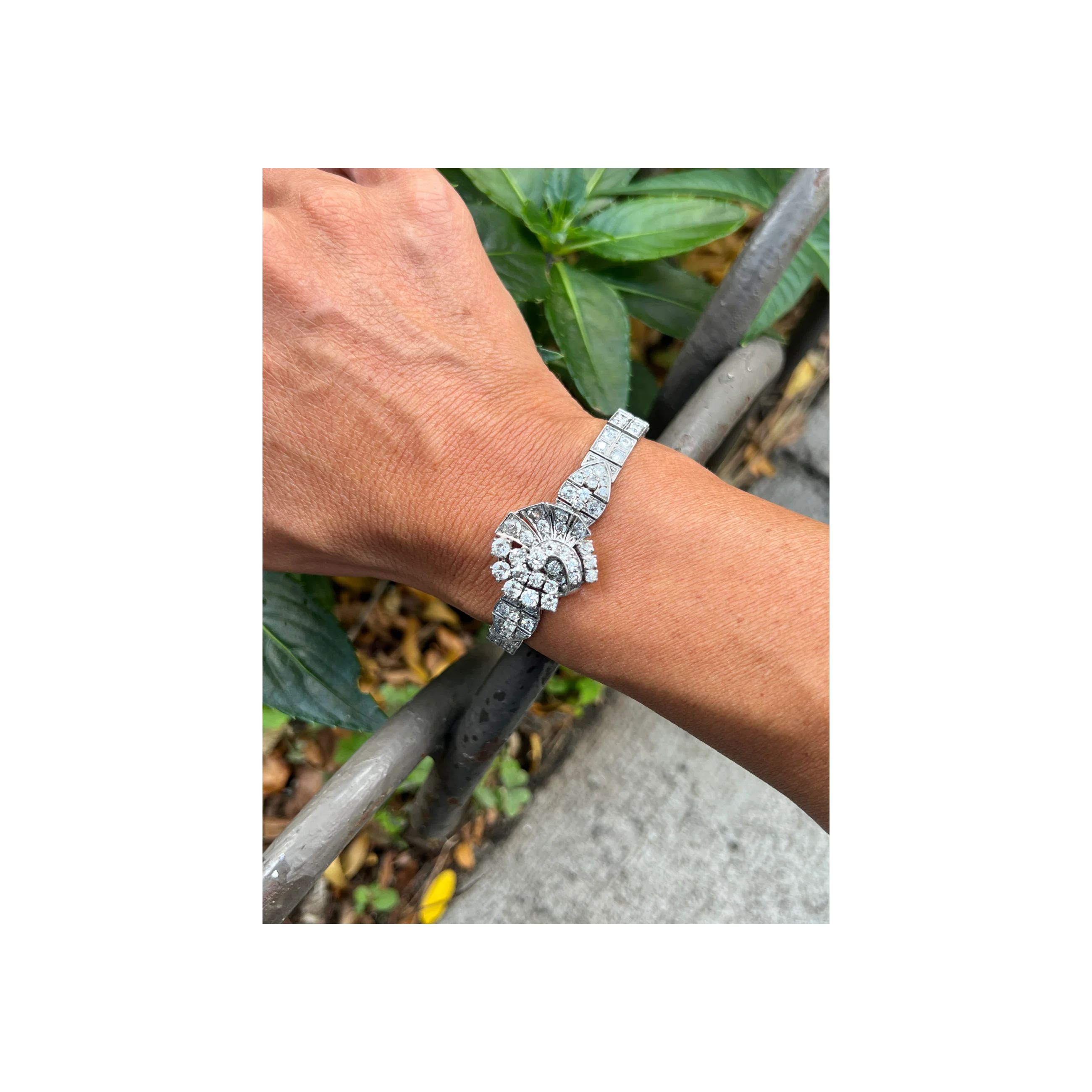 Art Deco Diamond Bracelet - Image 2