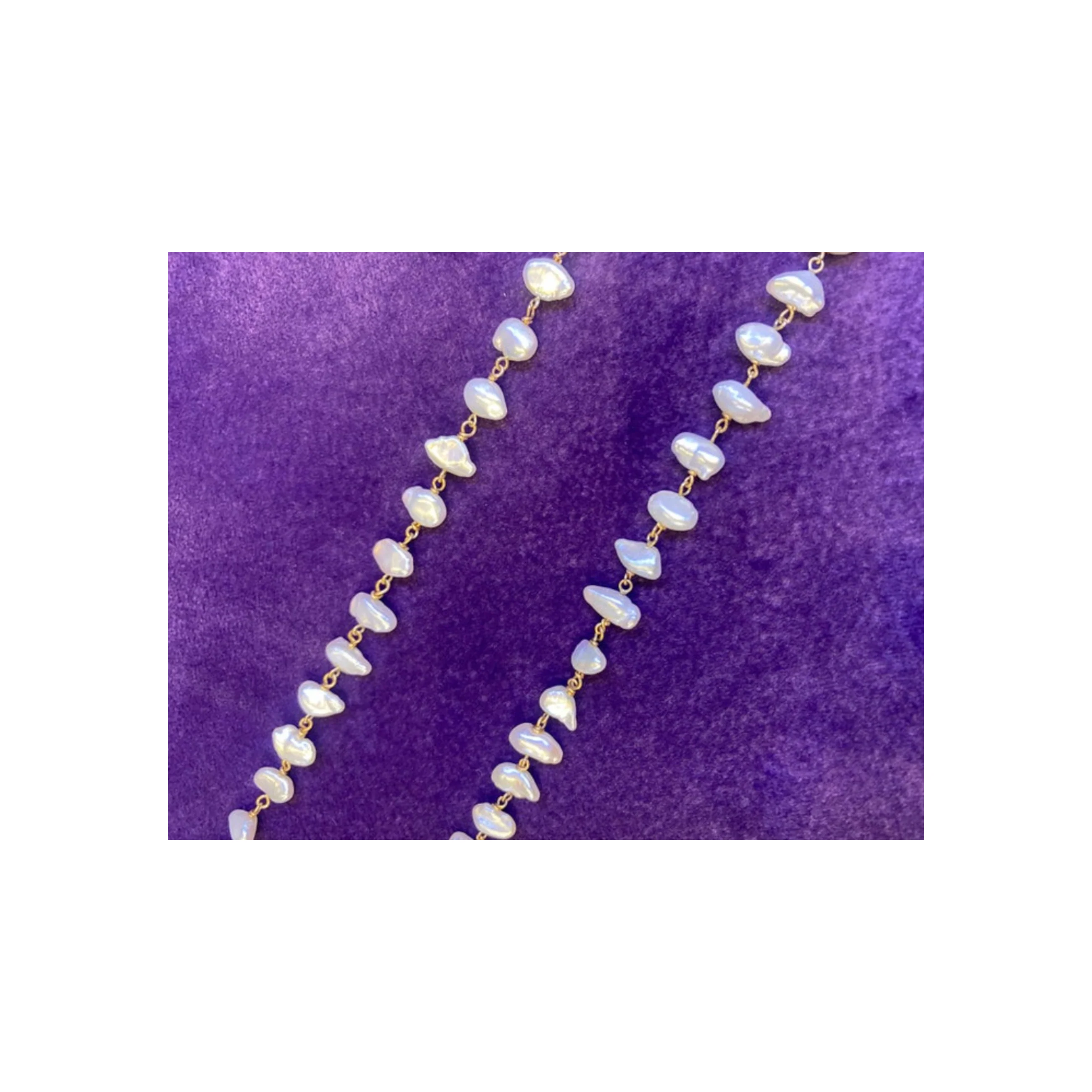 Baroque Cultured Pearl Strand Necklace - Image 11
