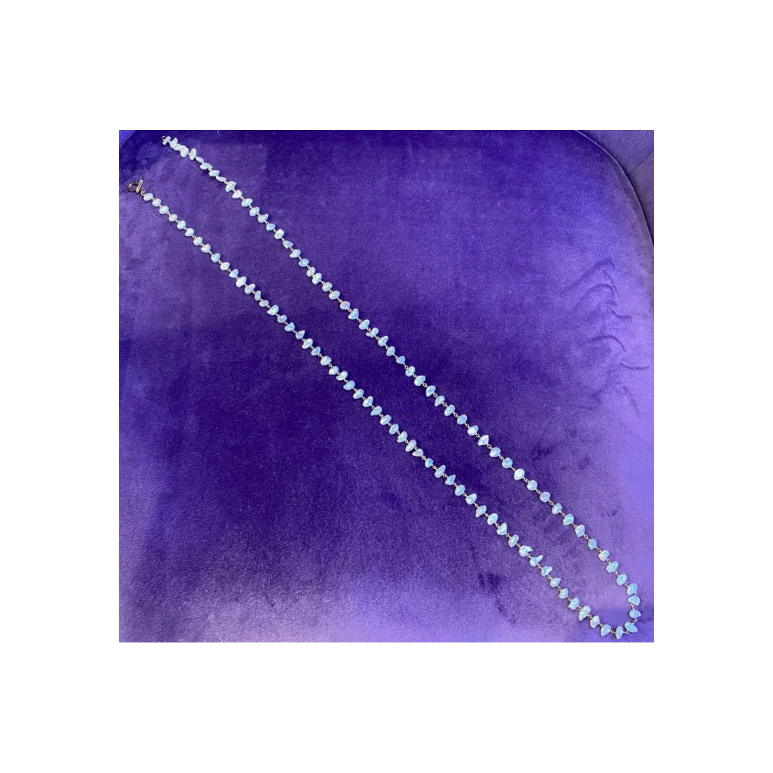 Baroque Cultured Pearl Strand Necklace - Image 2