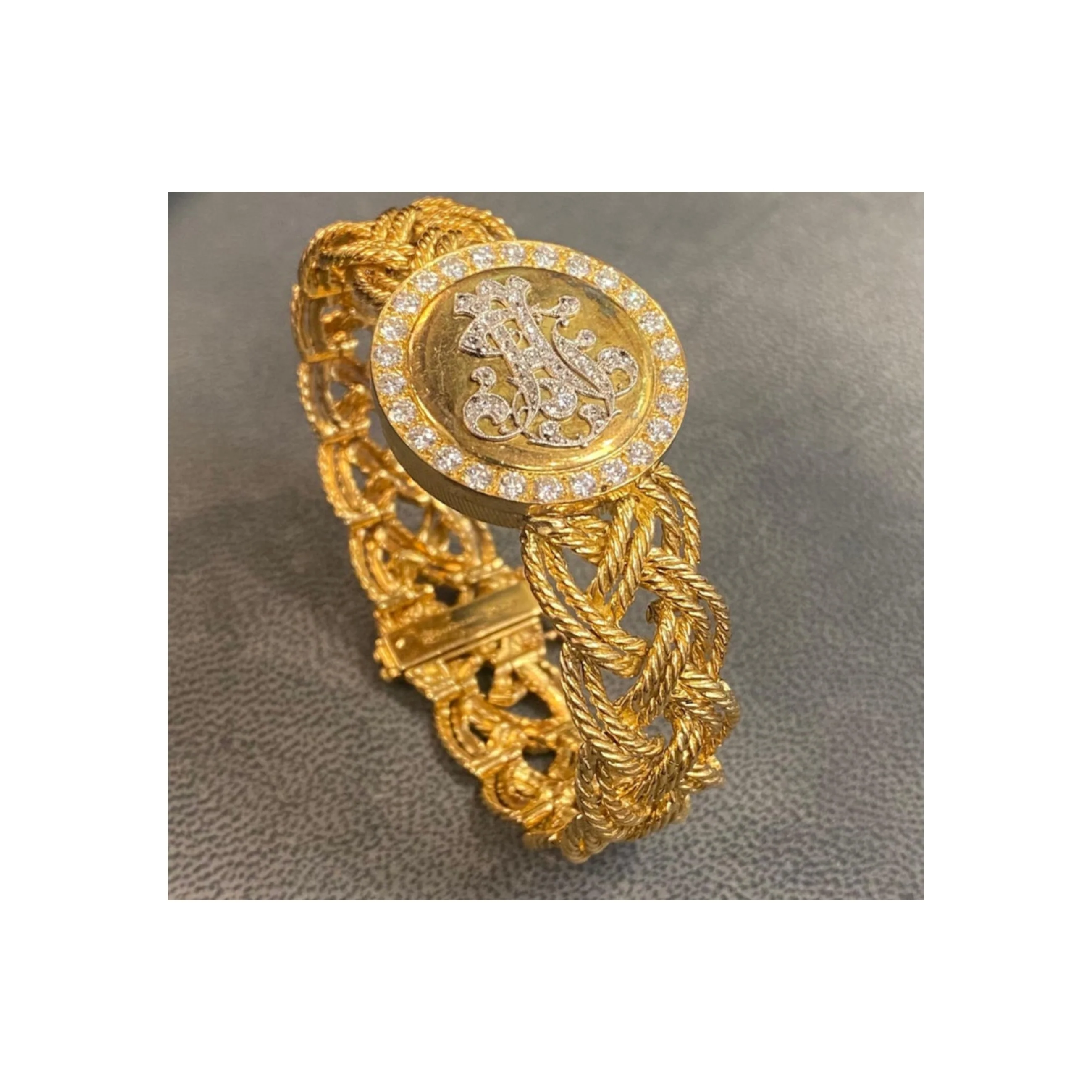 Boucheron Diamond Monogram Watch - Image 12