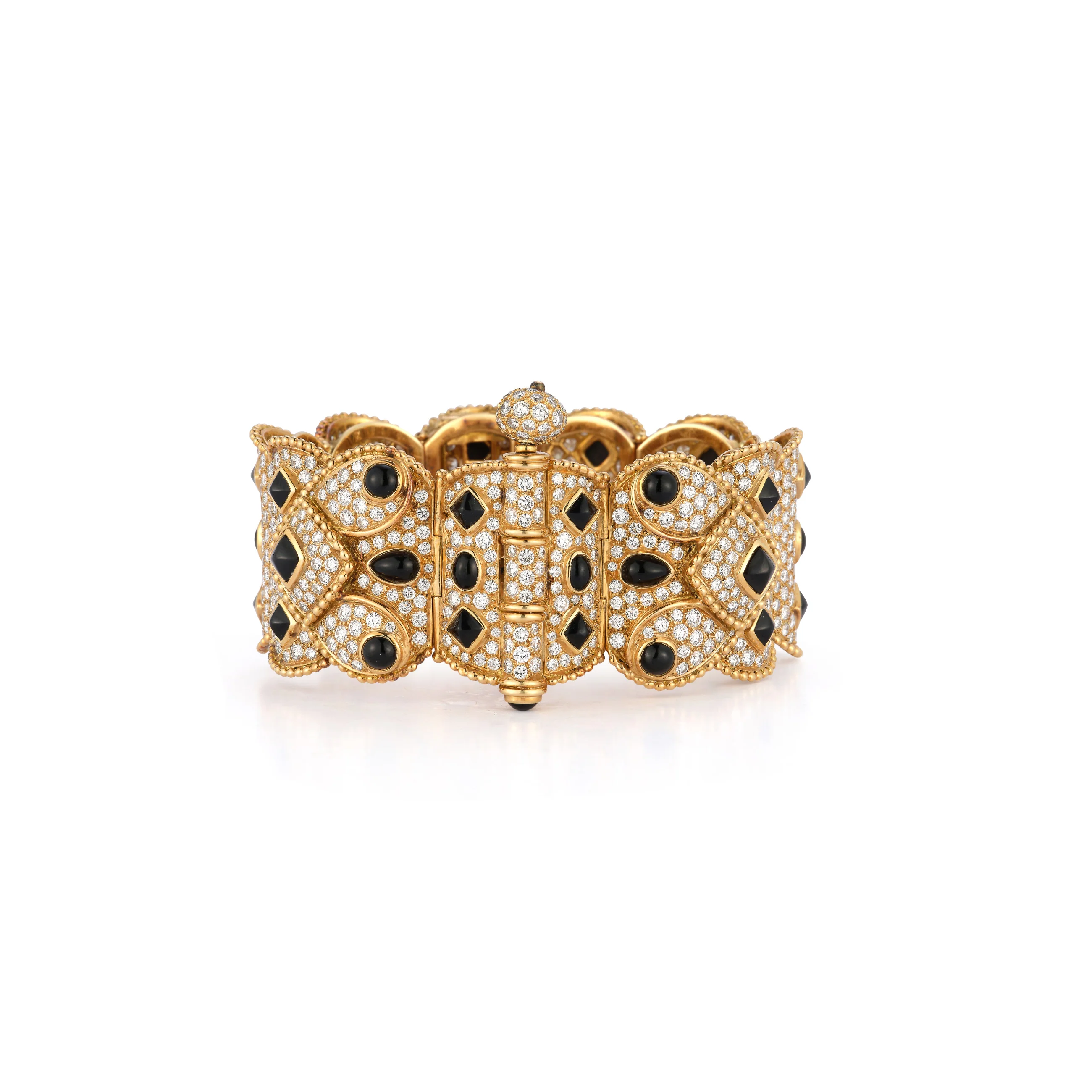 Boucheron Diamond & Onyx Gold Bracelet - Image 4
