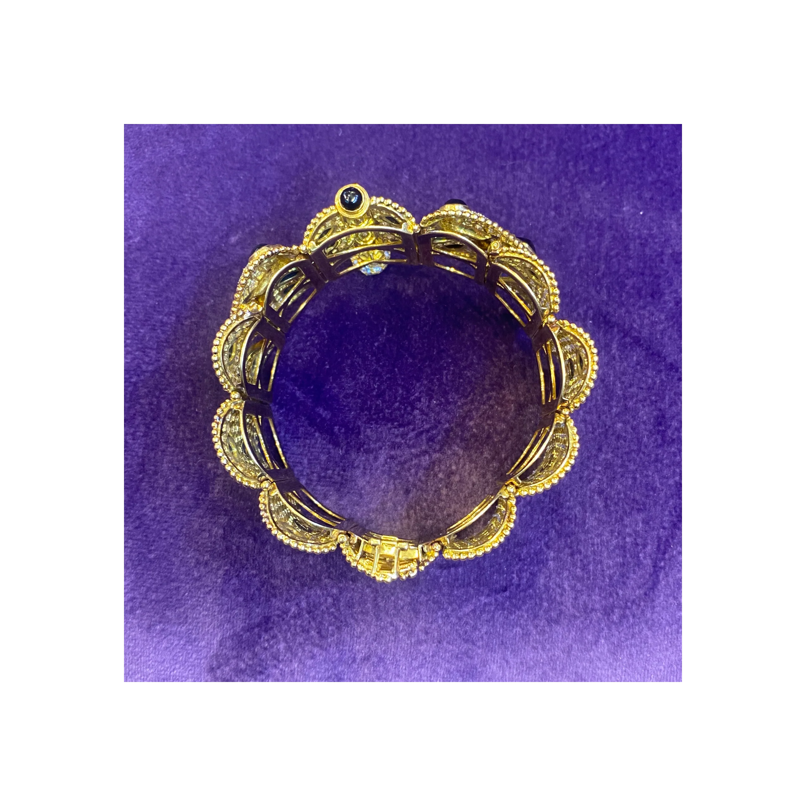 Boucheron Diamond & Onyx Gold Bracelet - Image 9