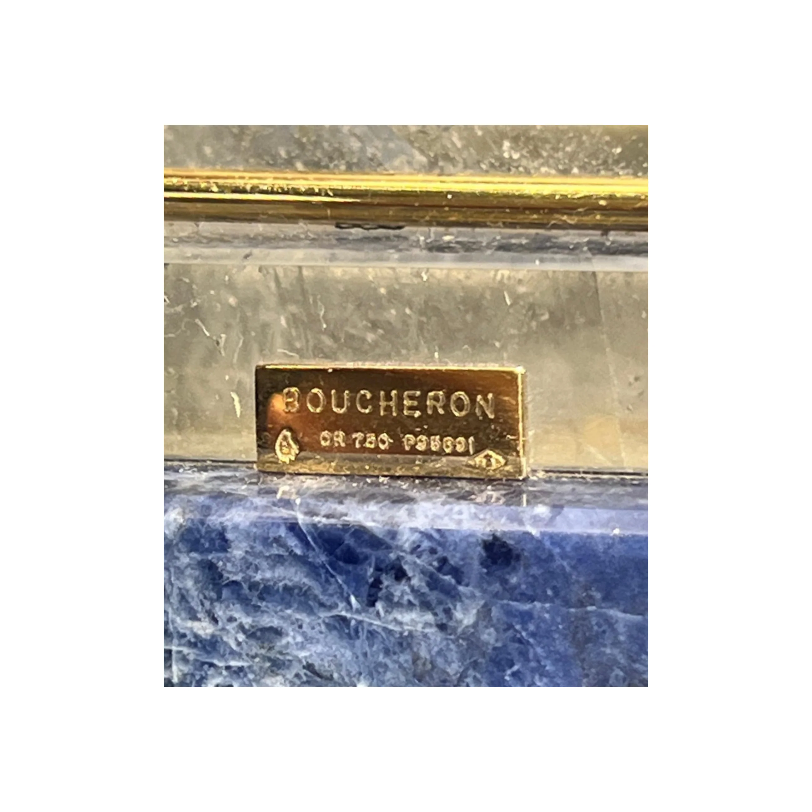 Boucheron Pair of Rock Crystal and Gold Obelisks - Image 4