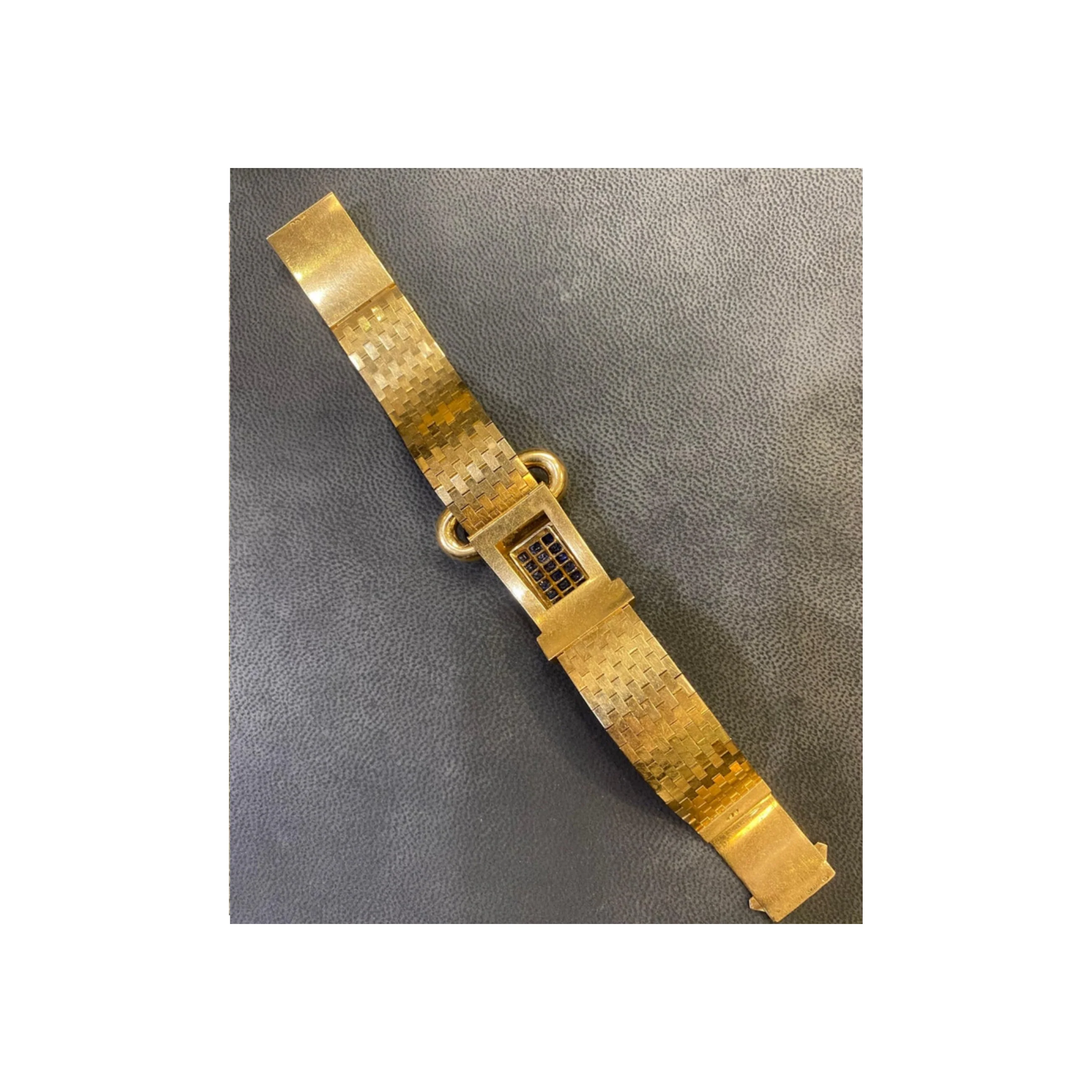 Boucheron Retro Sapphire and Diamond Bracelet - Image 9