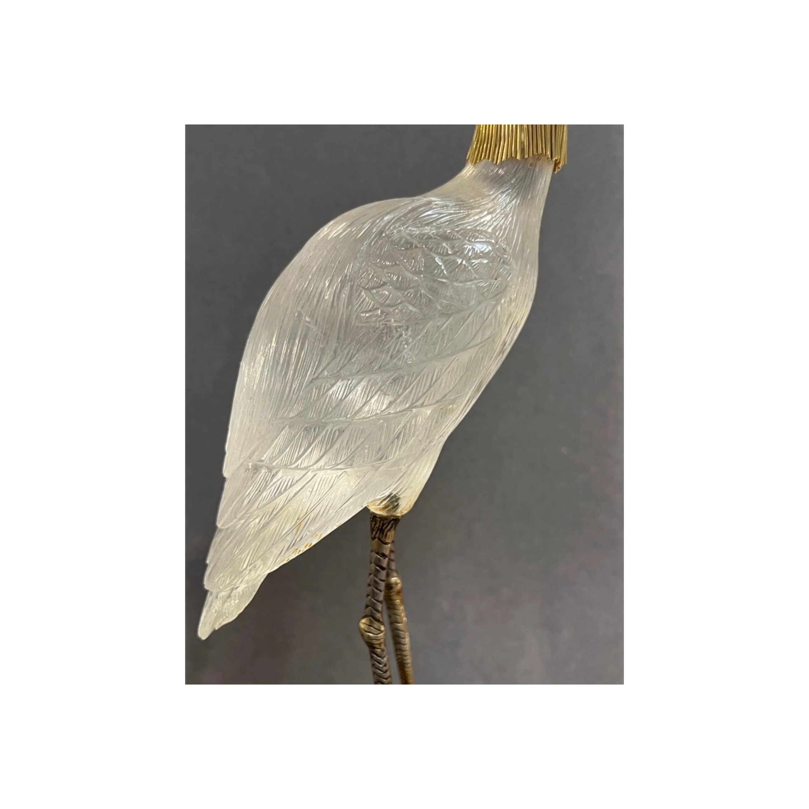 Boucheron Rock Crystal Heron - Image 3