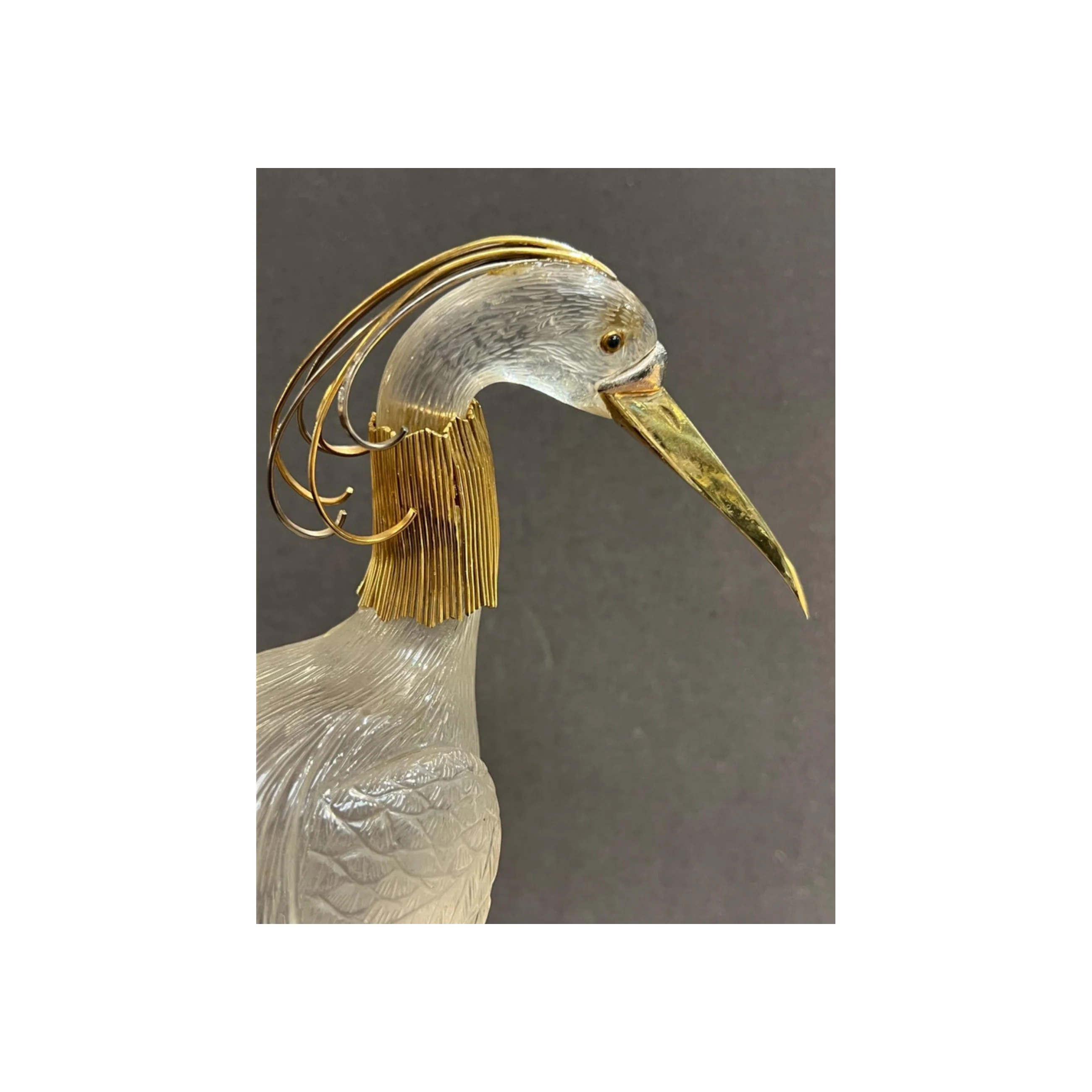 Boucheron Rock Crystal Heron - Image 4