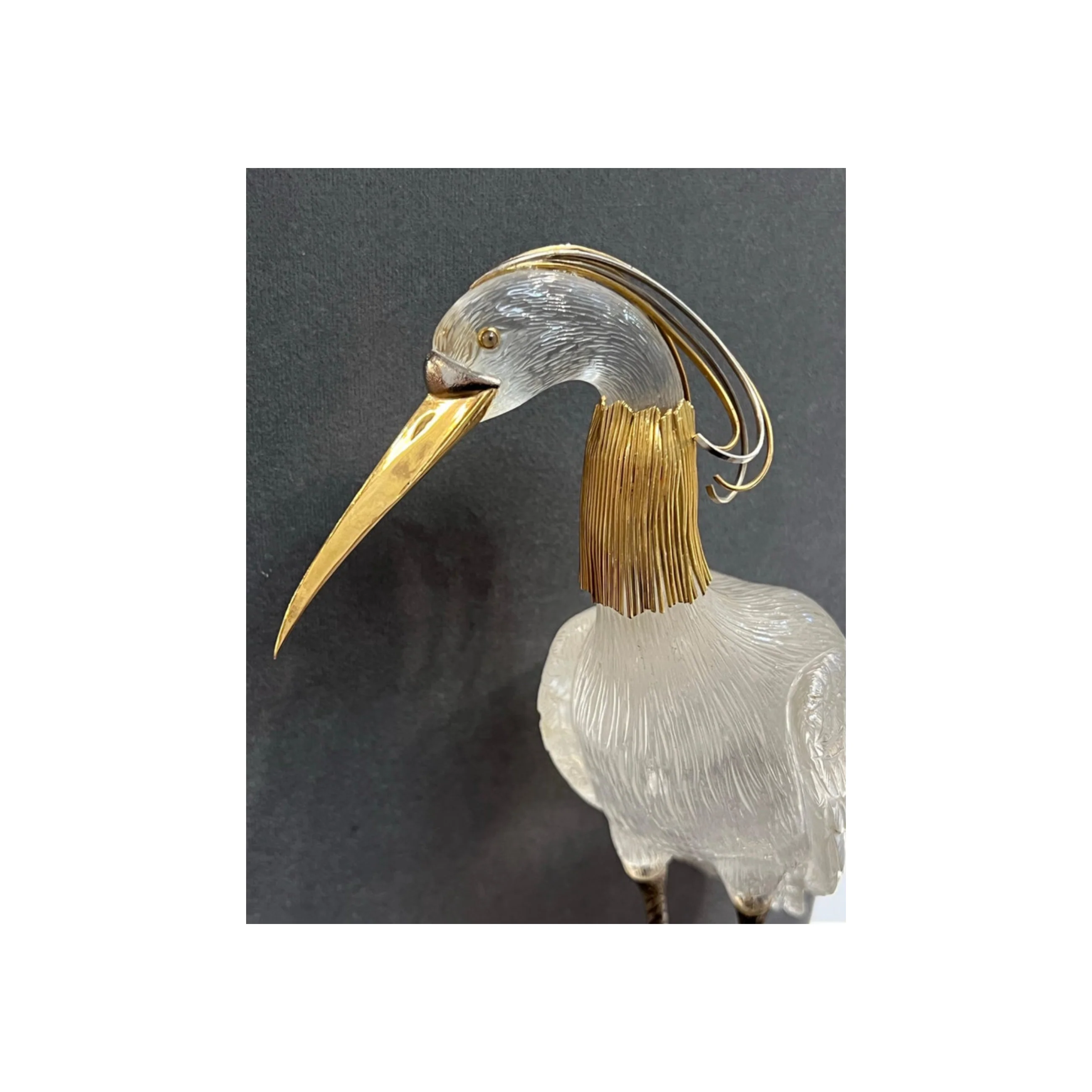 Boucheron Rock Crystal Heron - Image 5