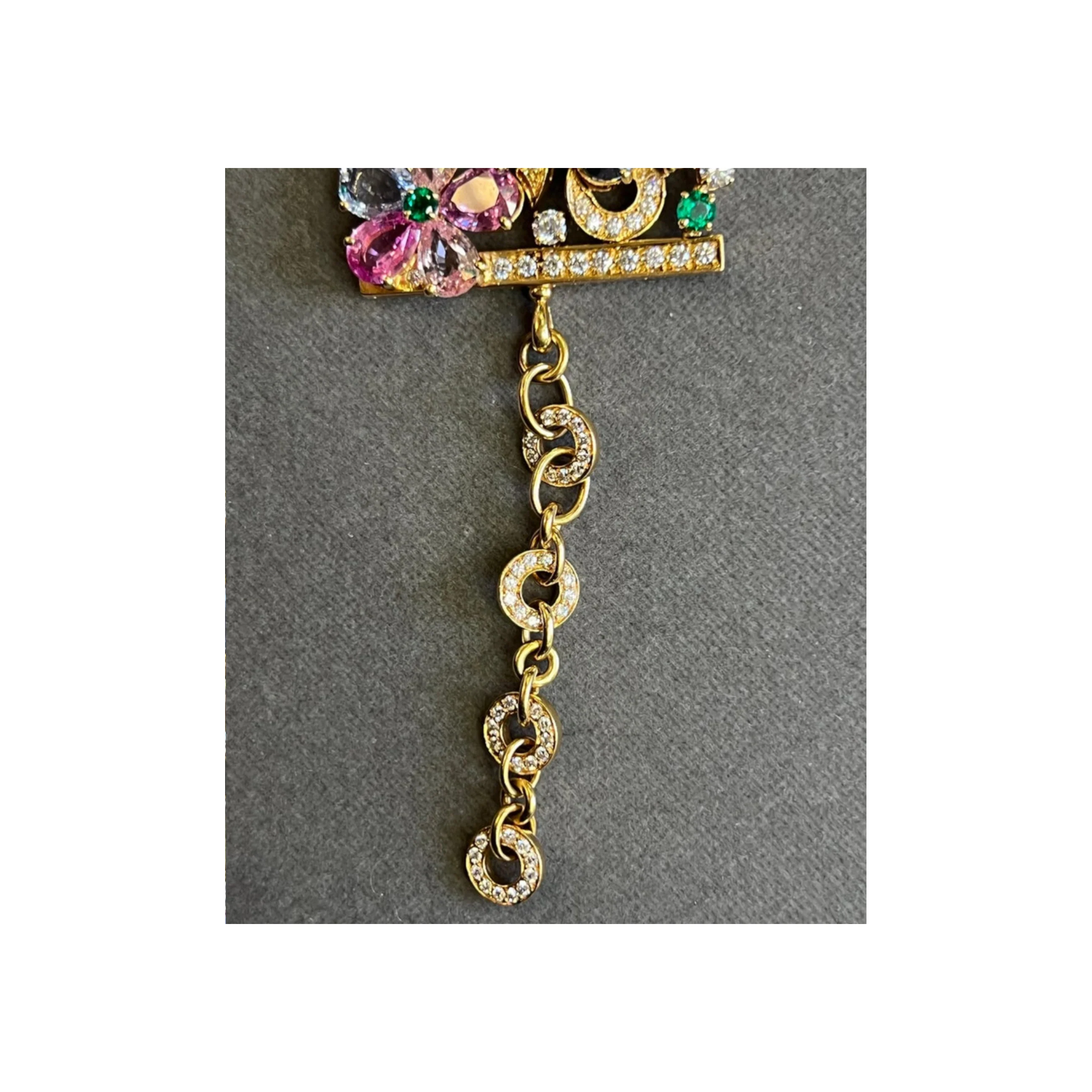 Bvlgari Multicolor Sapphire and Emerald Bracelet - Image 12