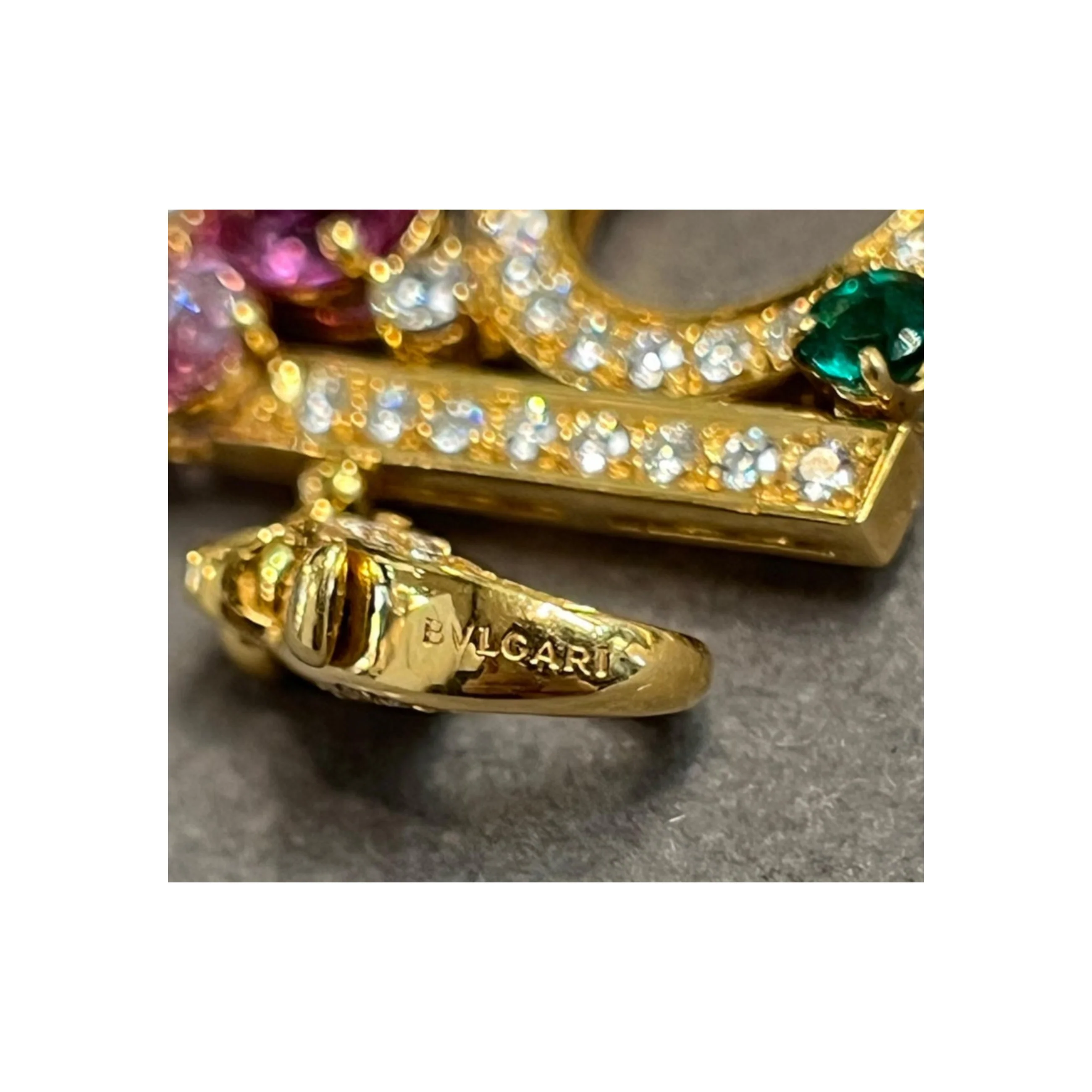 Bvlgari Multicolor Sapphire and Emerald Bracelet - Image 6