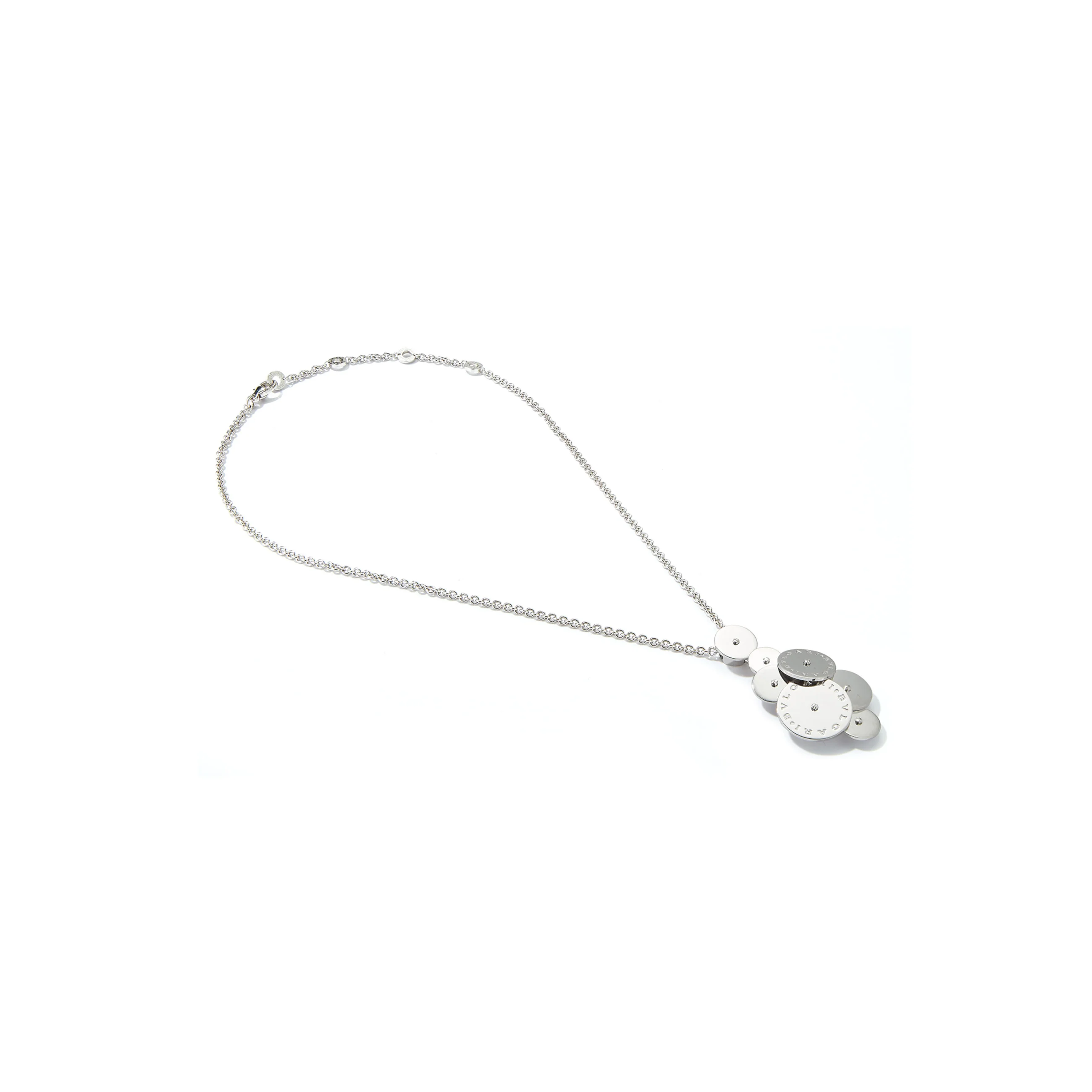Bvlgari White Gold Cicladi Pendant Necklace - Image 3