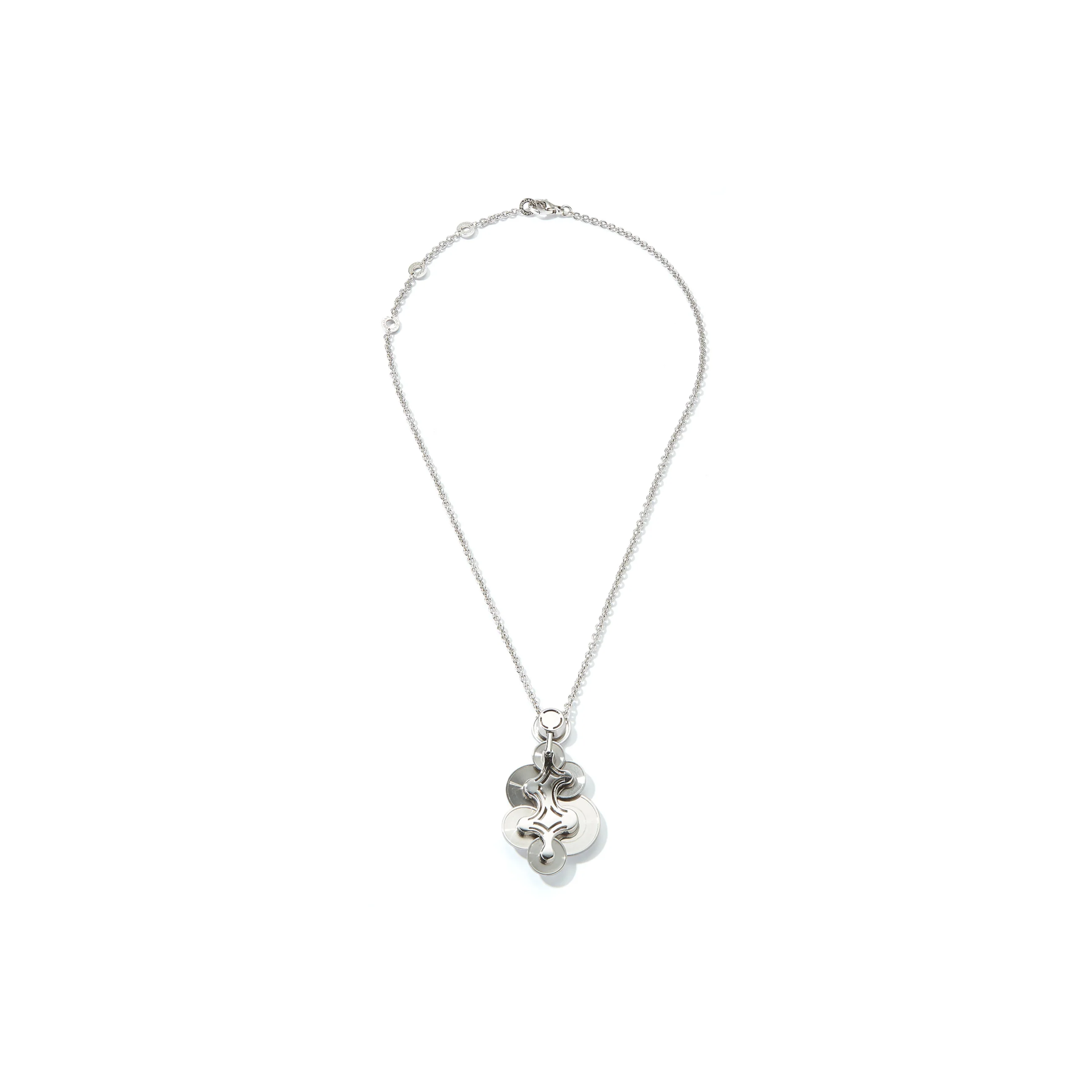 Bvlgari White Gold Cicladi Pendant Necklace - Image 4