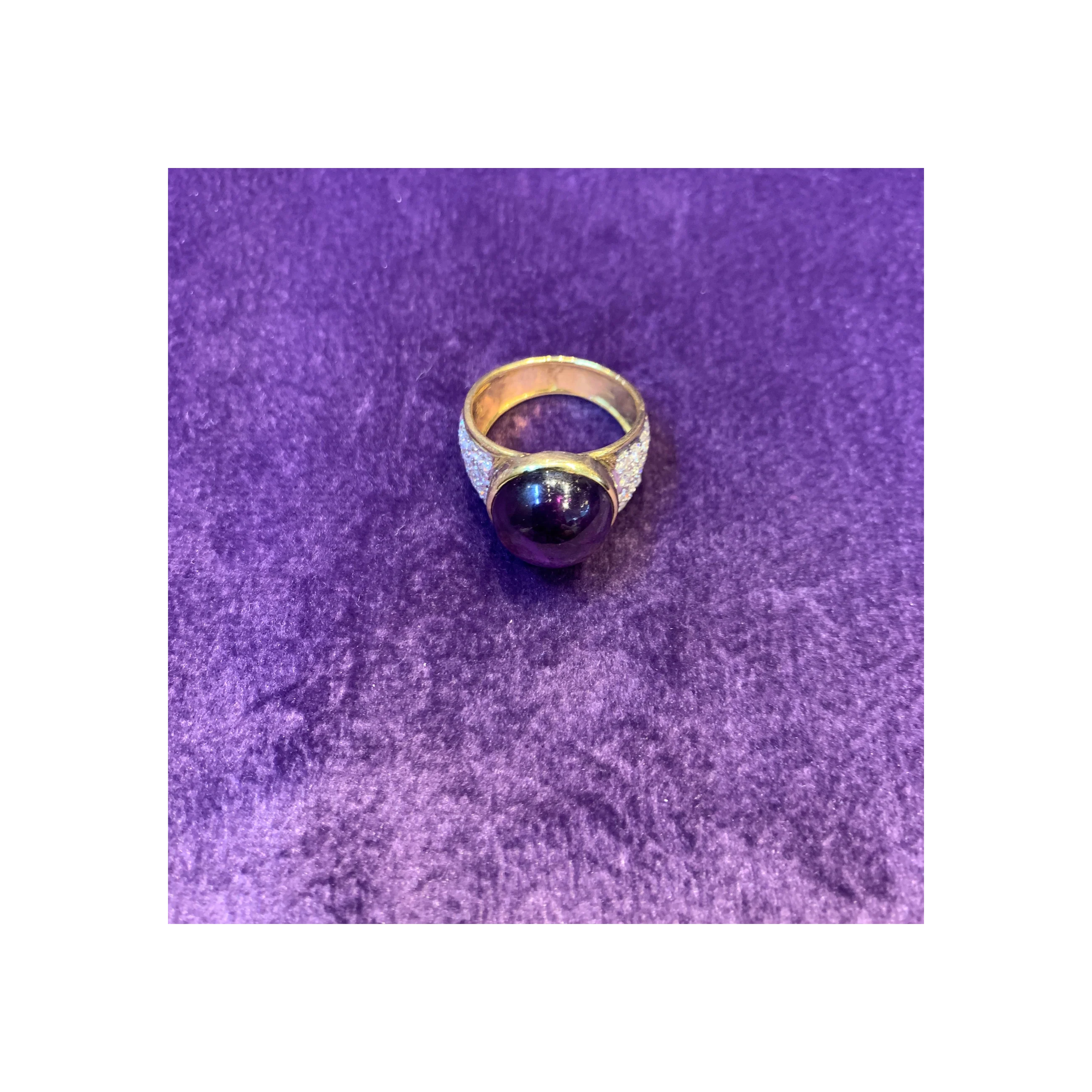 Cabochon Amethyst Ring - Image 5