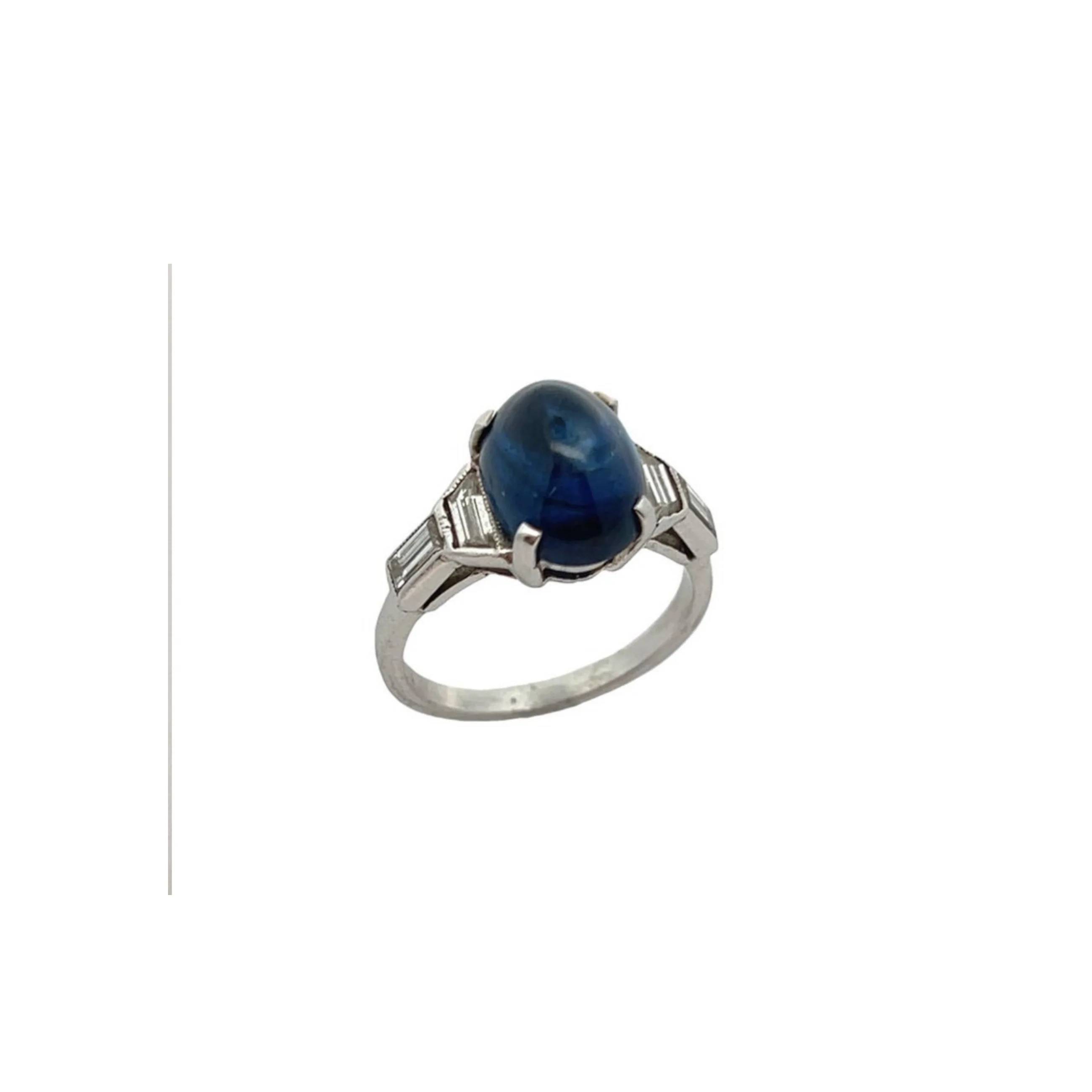 Cabochon Sapphire Ring - Image 6