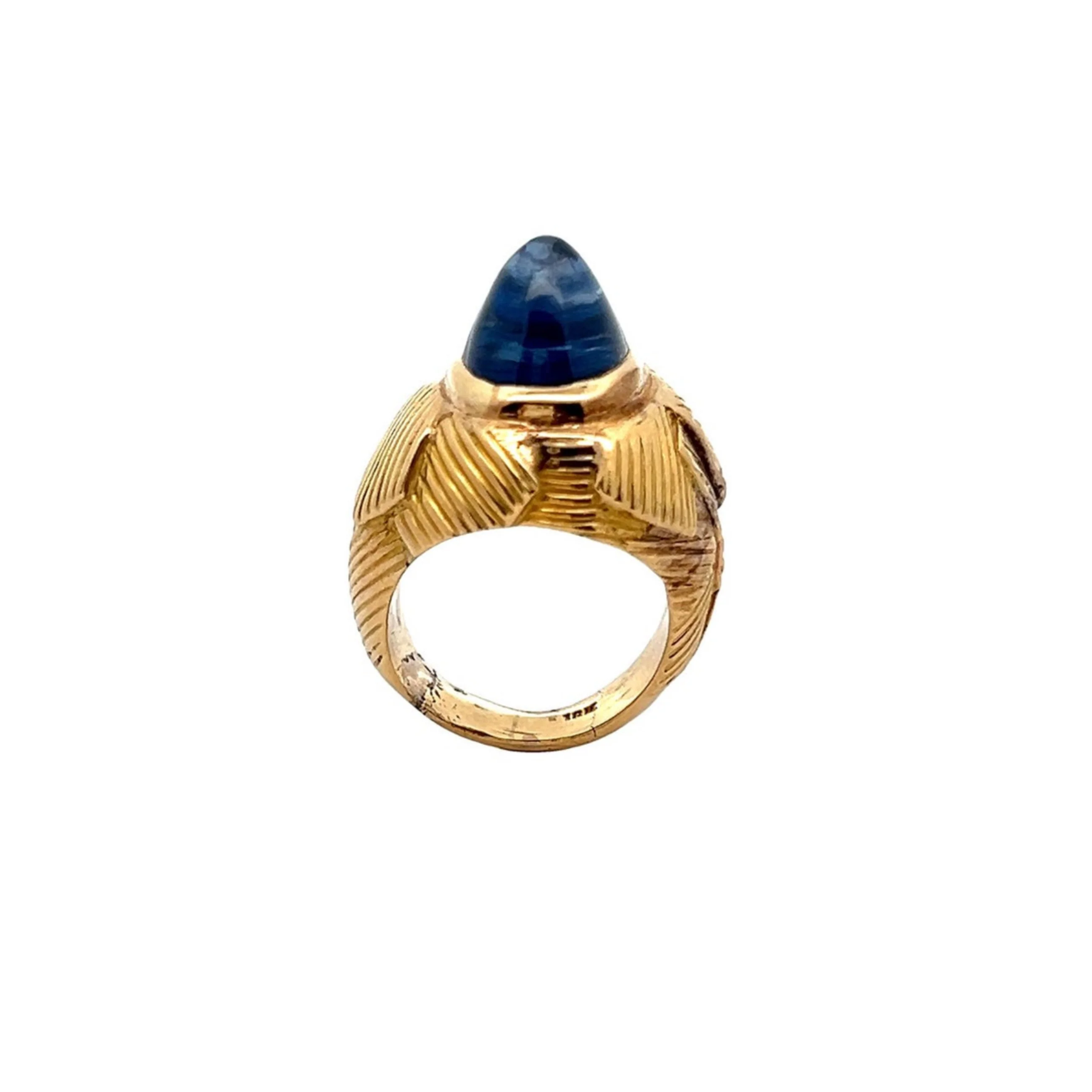 Cabochon Sapphire Ring - Image 10