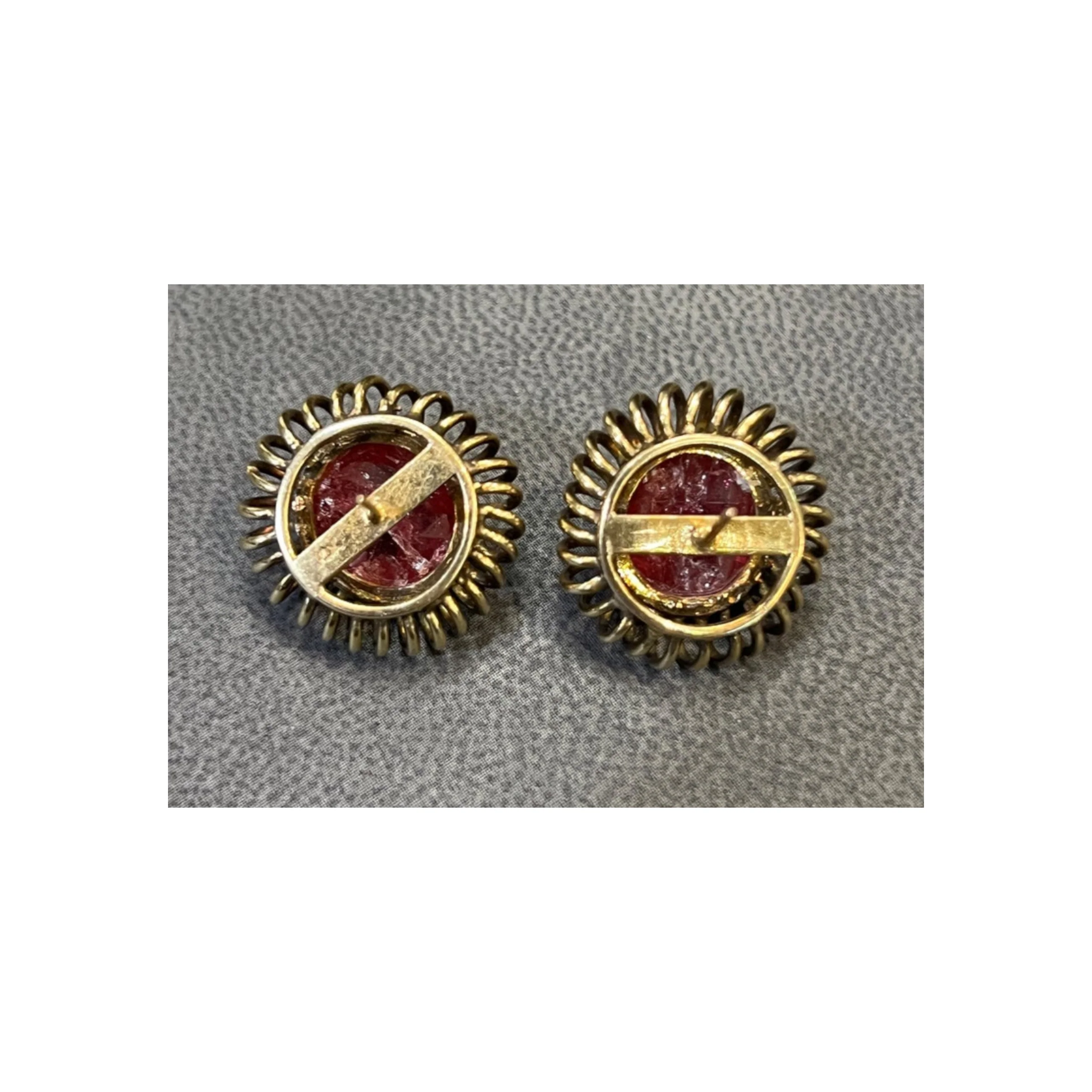 Cabochon Spinel Earrings - Image 7