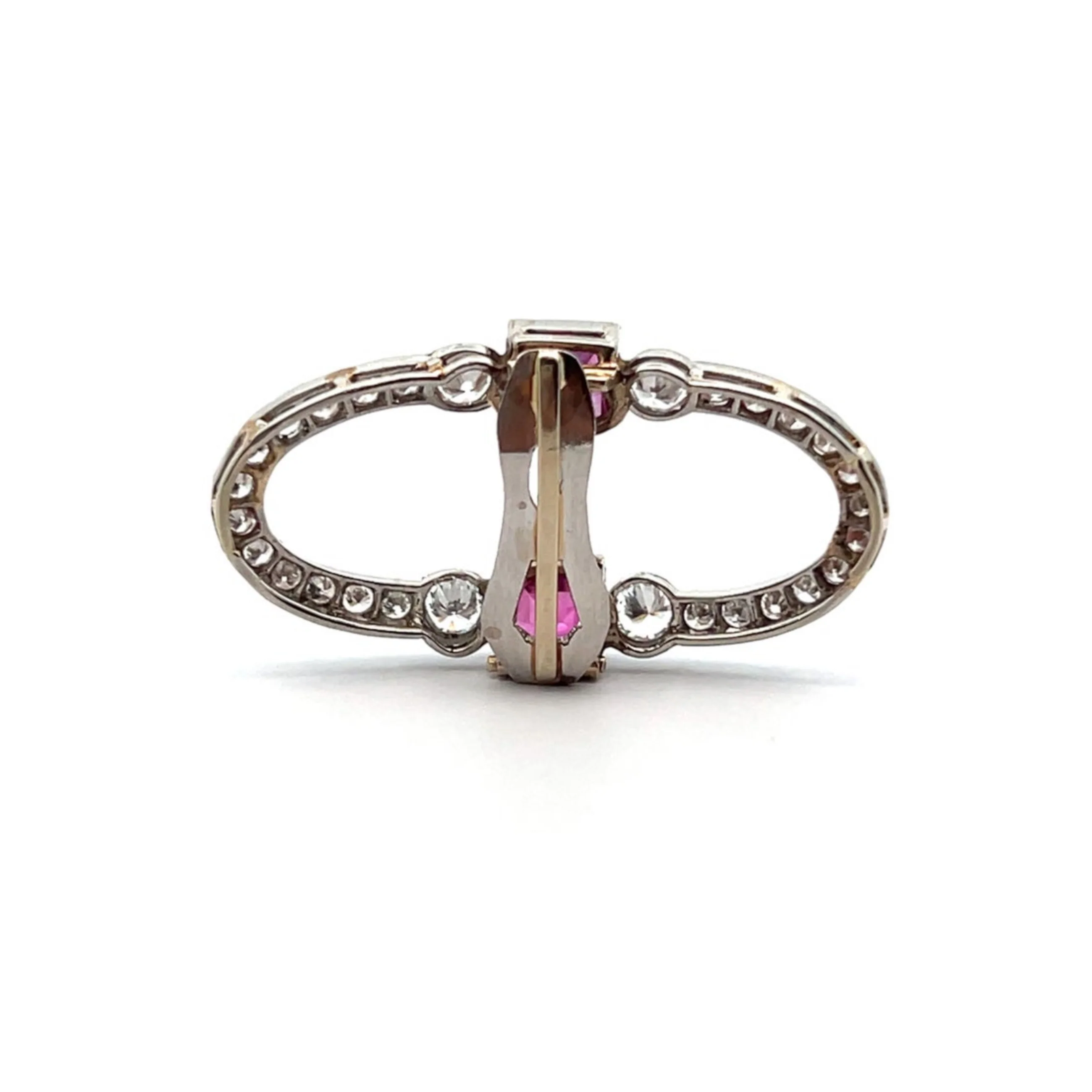 Cartier Art Deco Ruby Clip Brooch - Image 6