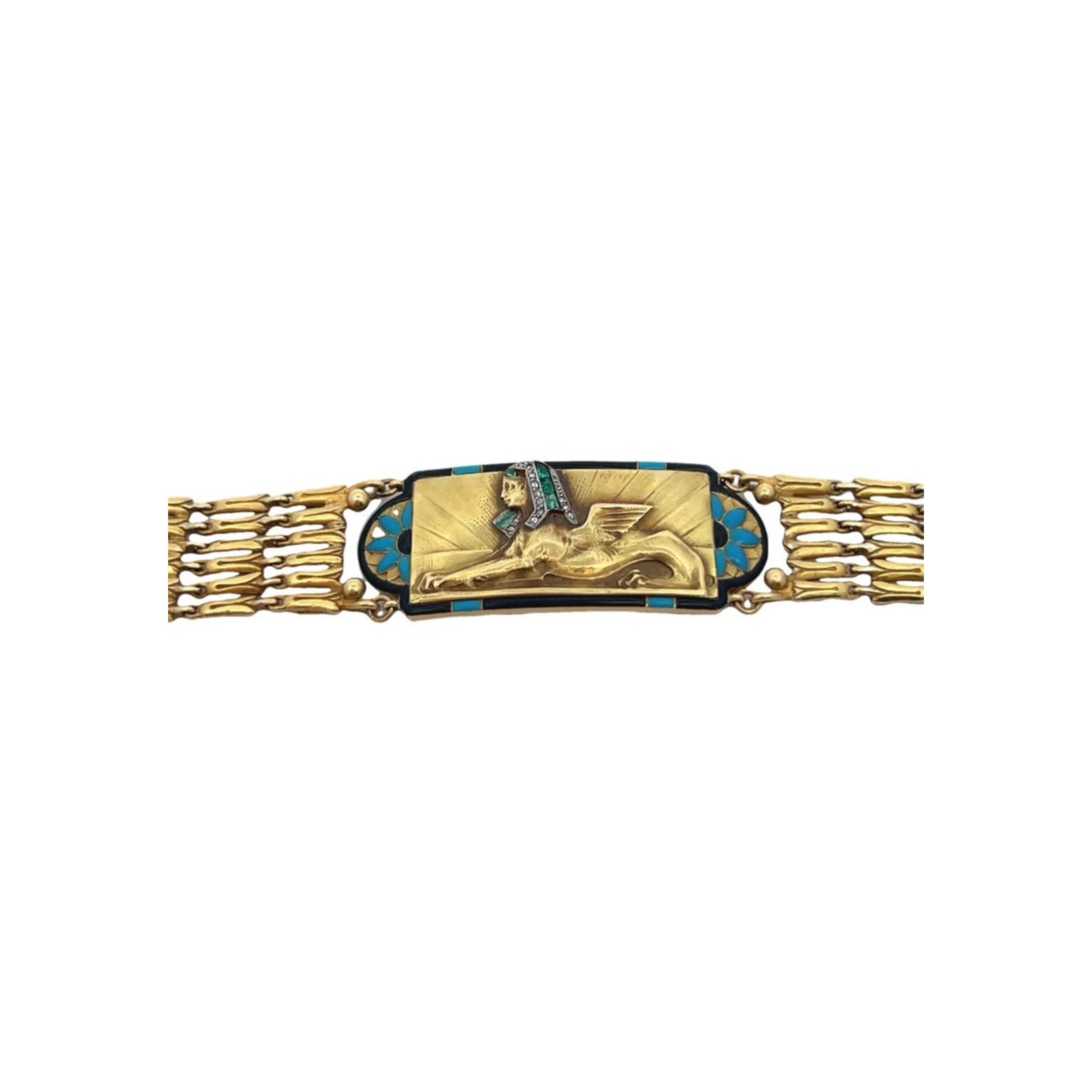 Cartier Egyptian Revival Bracelet - Image 12