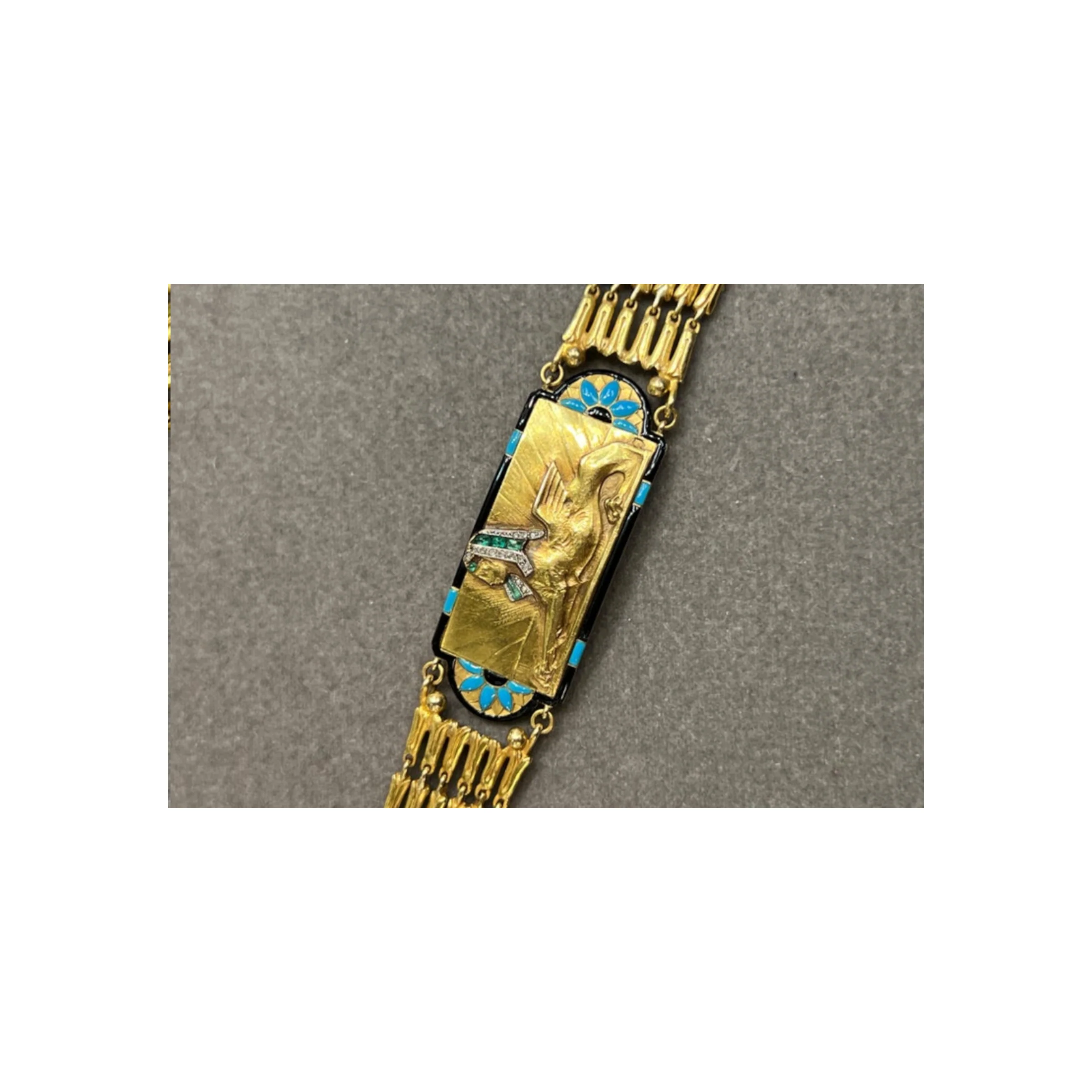 Cartier Egyptian Revival Bracelet - Image 9