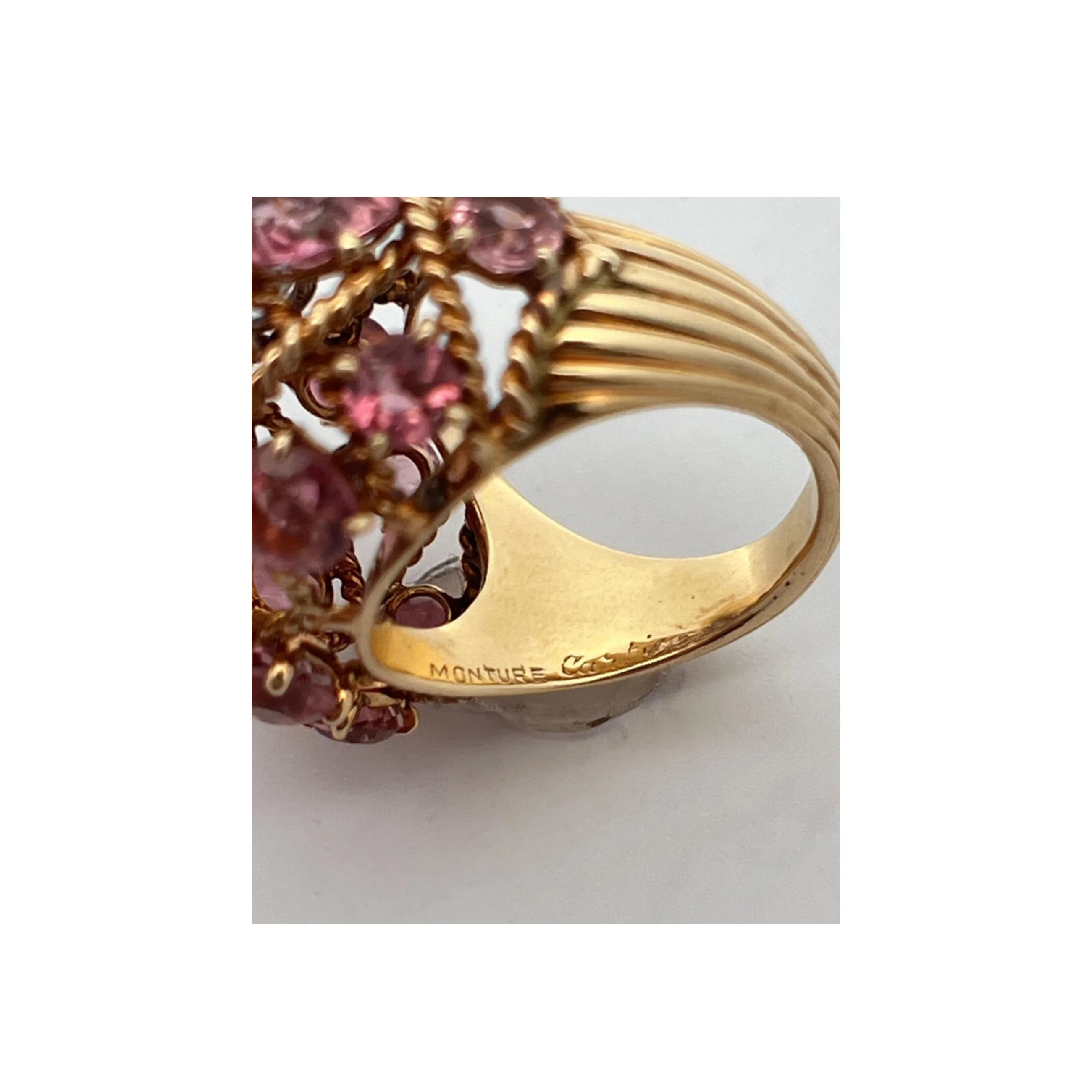 Cartier Tourmaline & Diamond Dome Cocktail Ring - Image 5