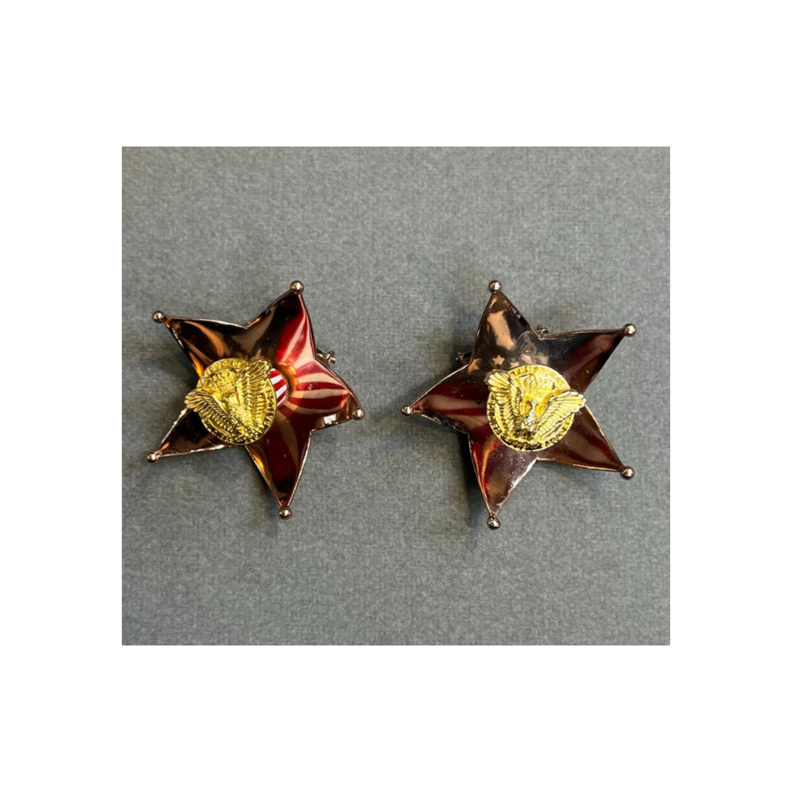 Cartier WW2 Memorial Flag Brooch Set - Image 7