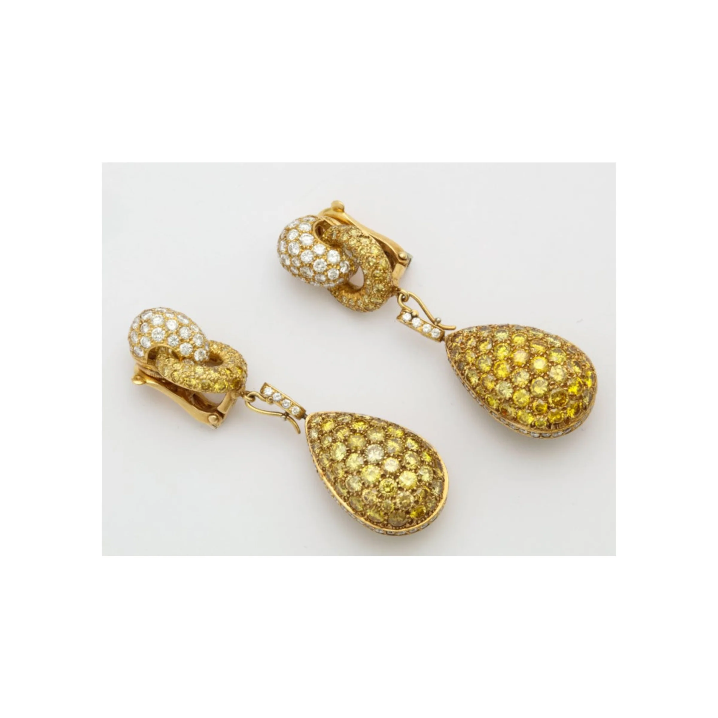 Intense Yellow Diamond Day and Night Earrings by Cartier - Image 6