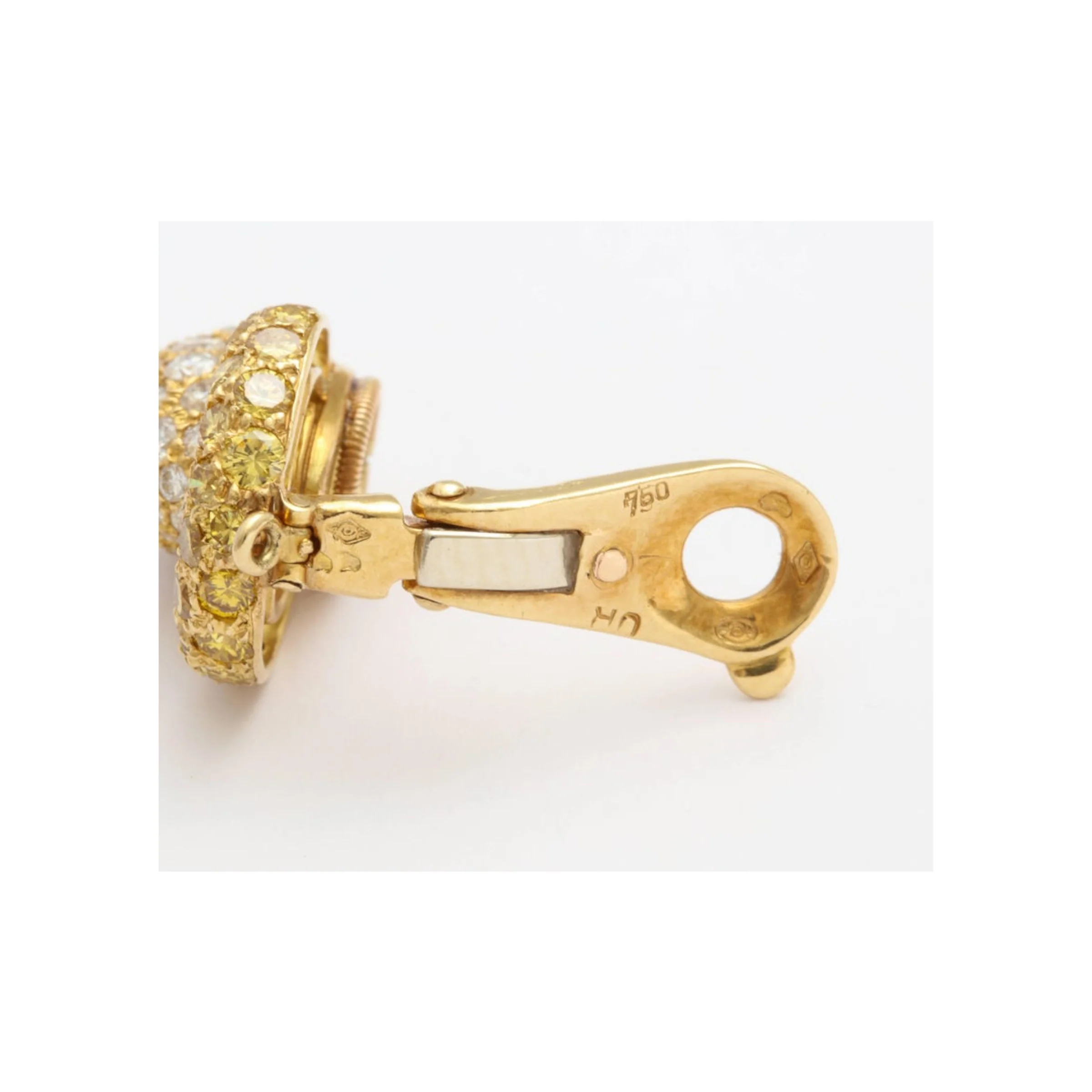 Intense Yellow Diamond Day and Night Earrings by Cartier - Image 7