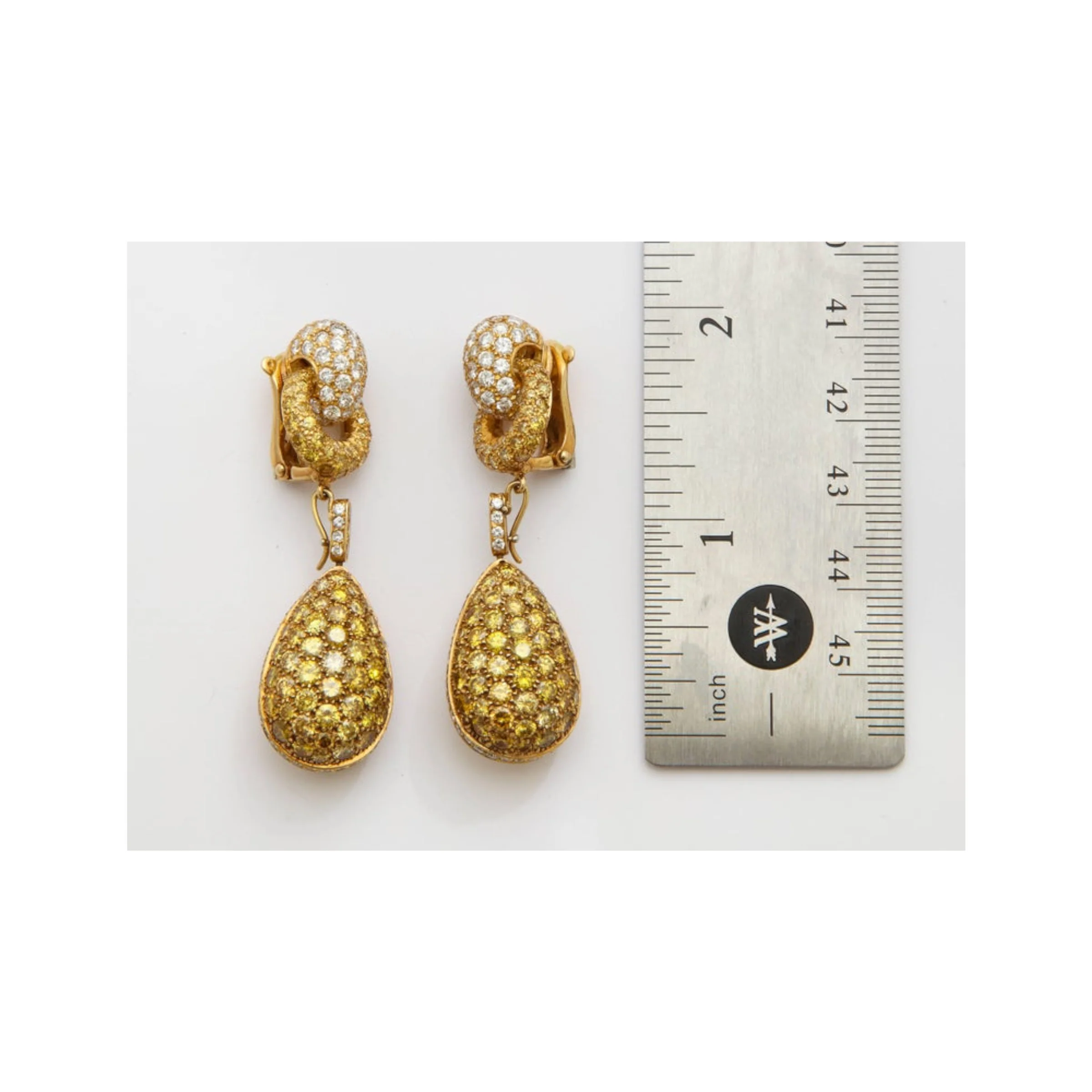 Intense Yellow Diamond Day and Night Earrings by Cartier - Image 8