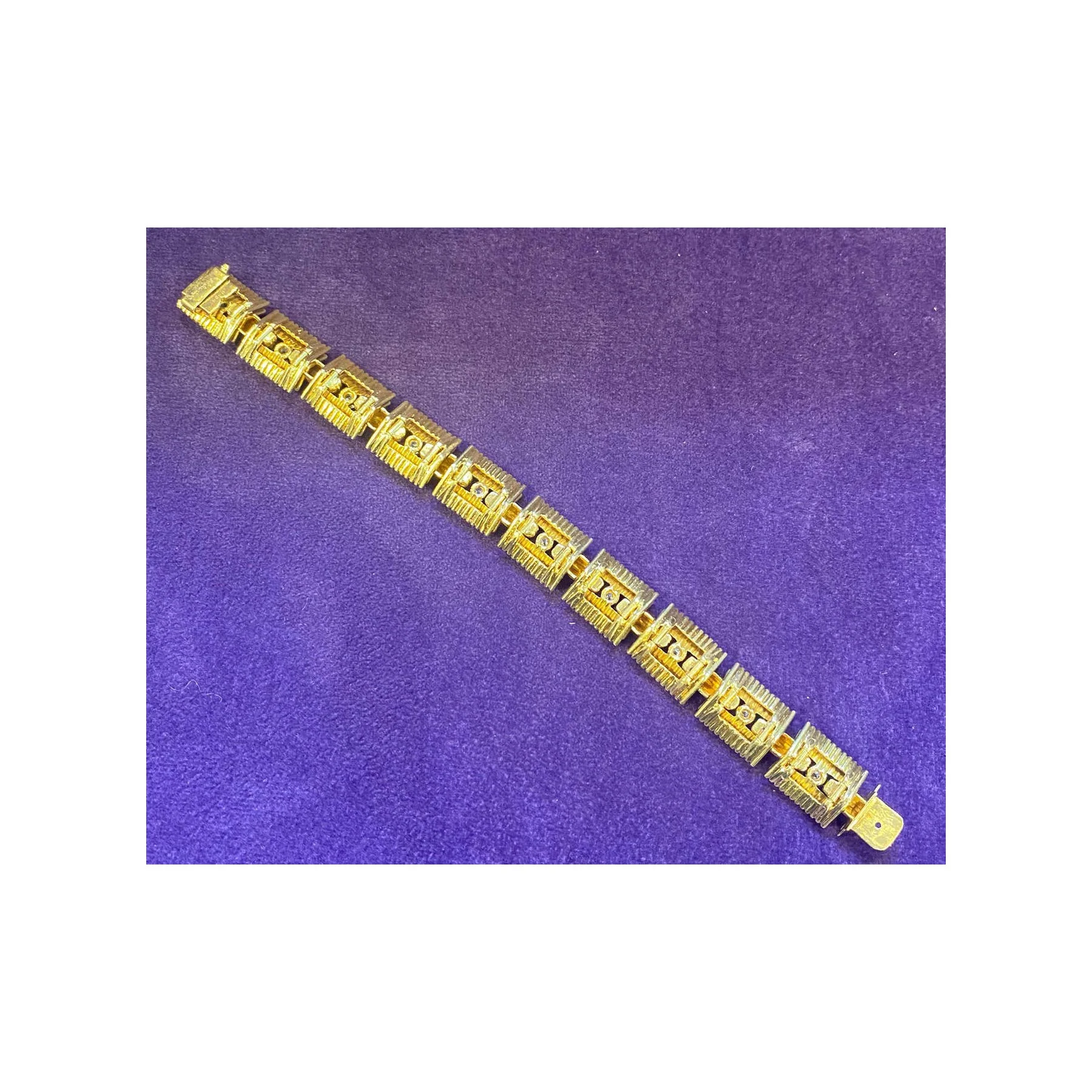 Cartier Yellow Gold and Diamond Bracelet - Image 9