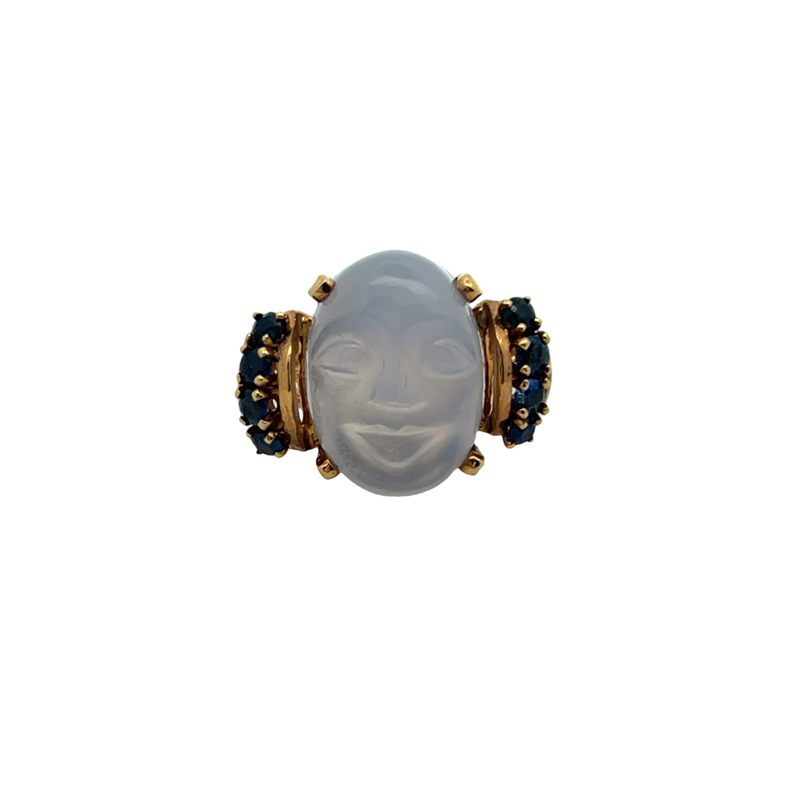 Carved Moonstone Ring - Image 4