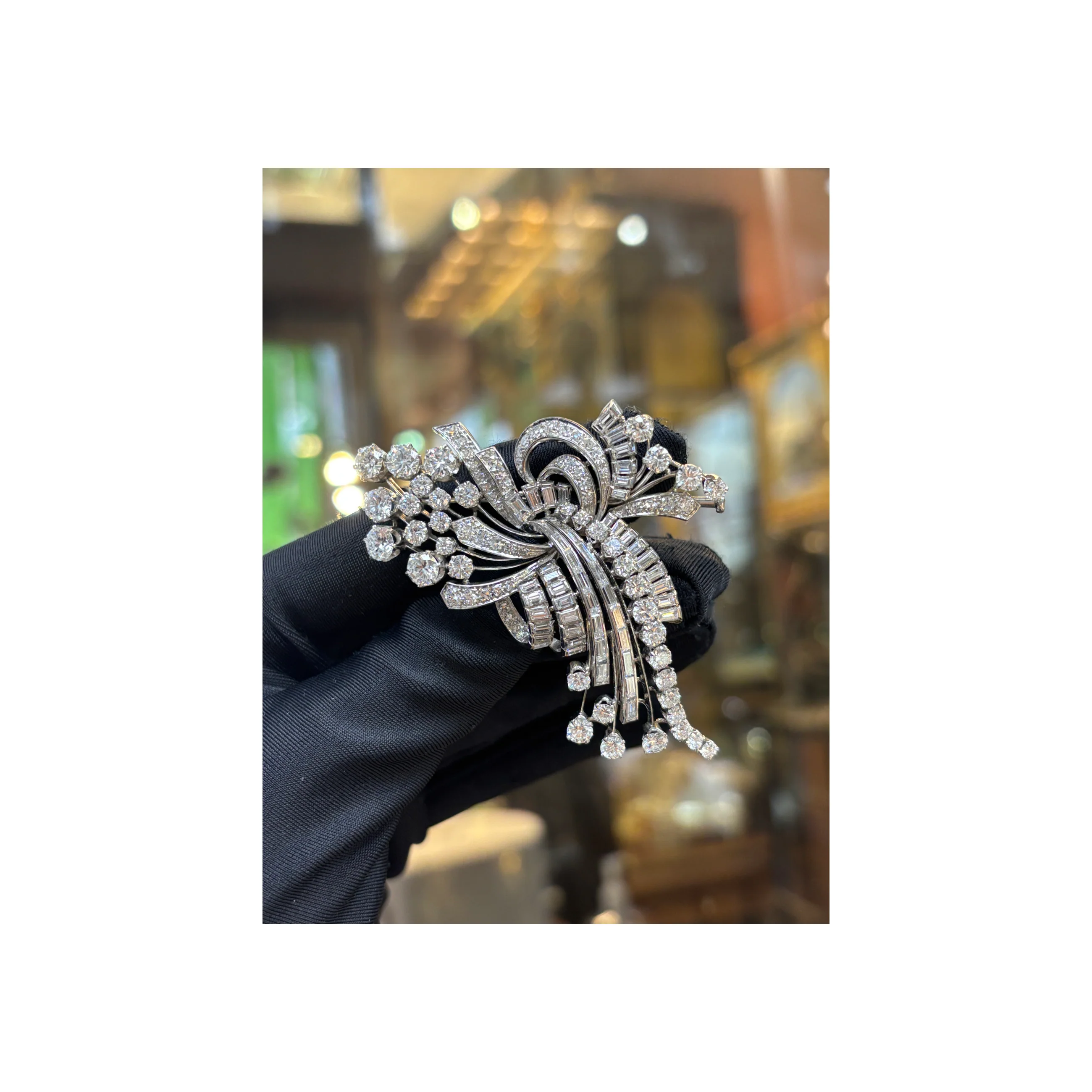 Cascade Diamond Brooch - Image 2