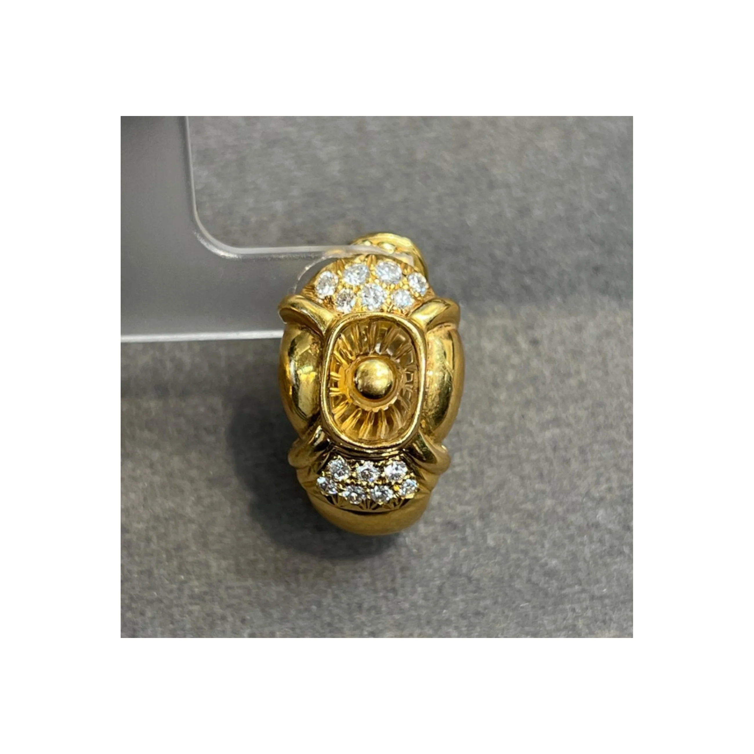 Citrine and Diamond Earrings - Image 8