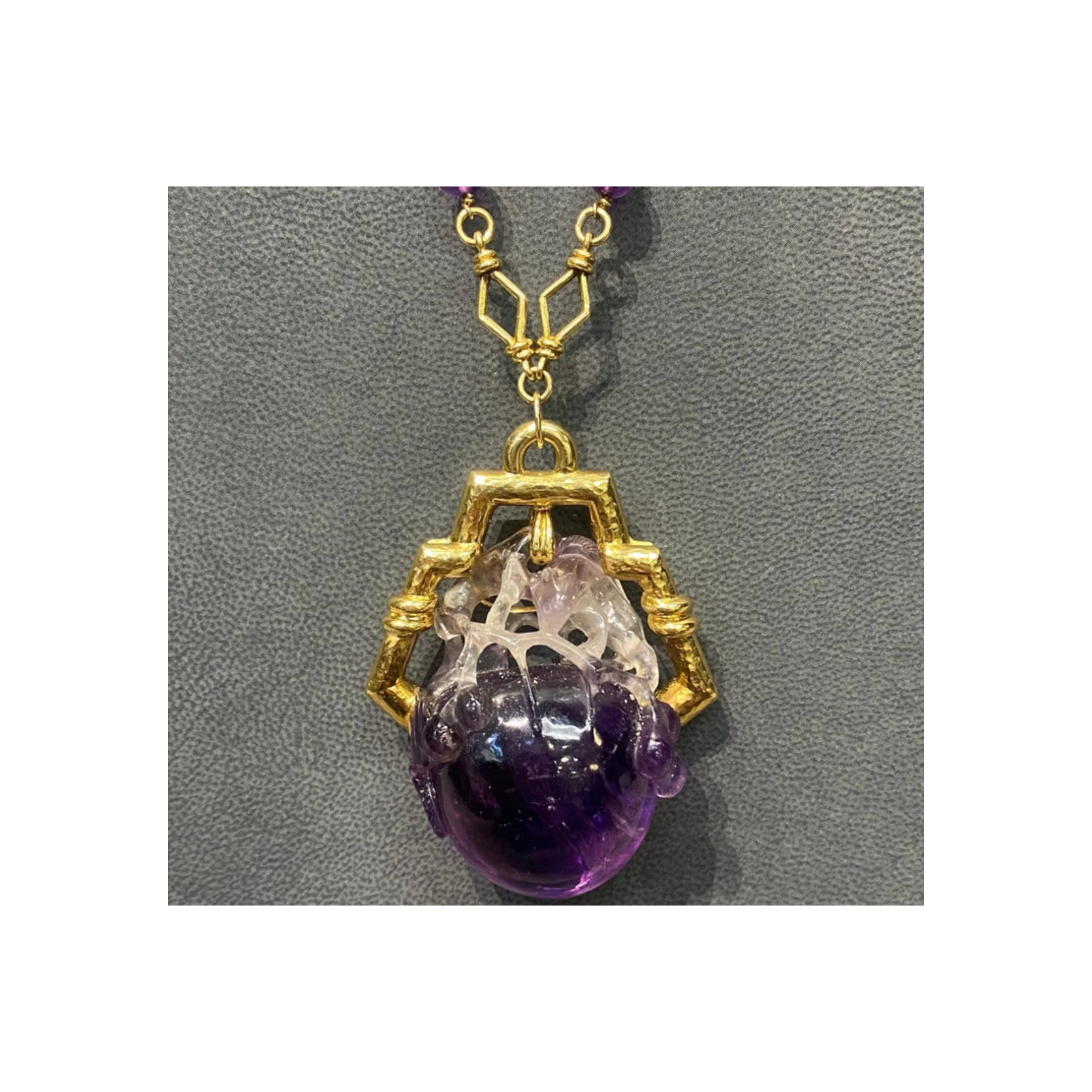 David Webb Amethyst Necklace - Image 10