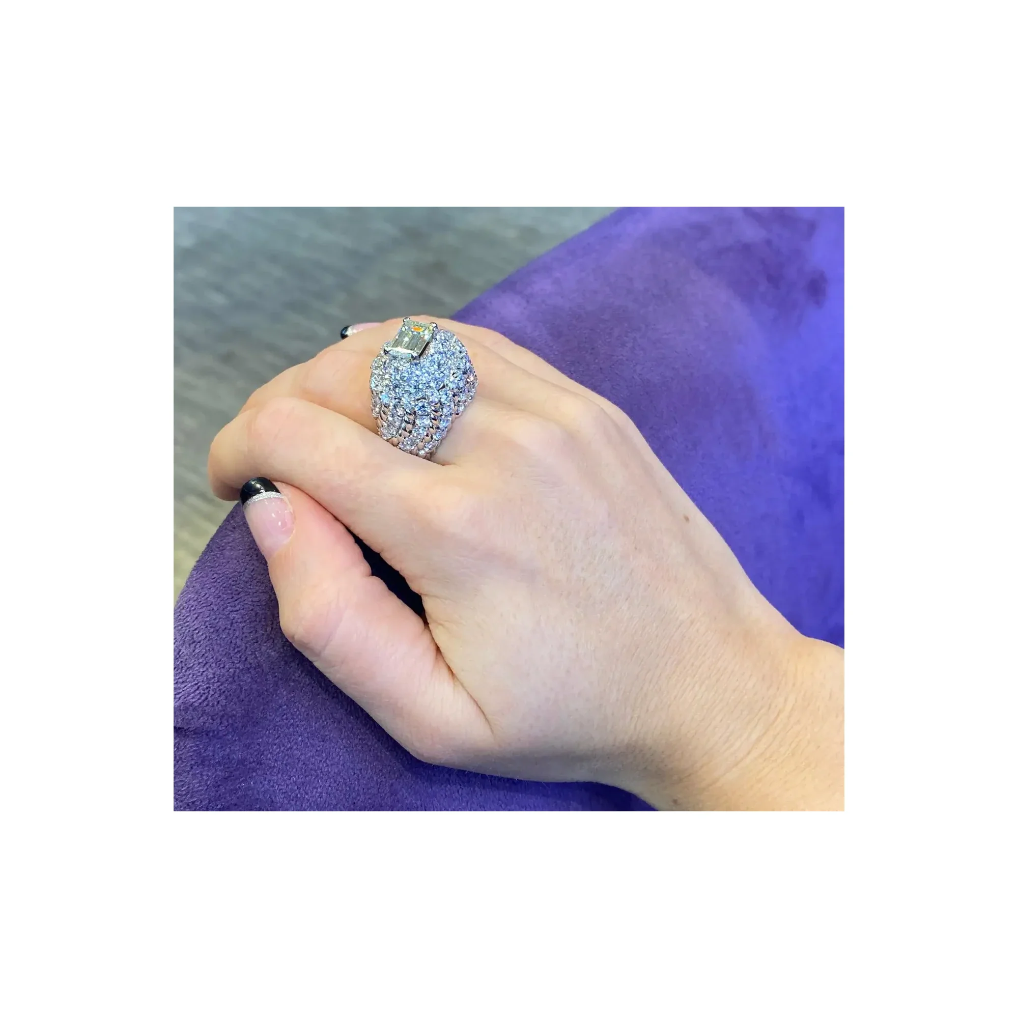 David Webb Cocktail Dome Ring - Image 4