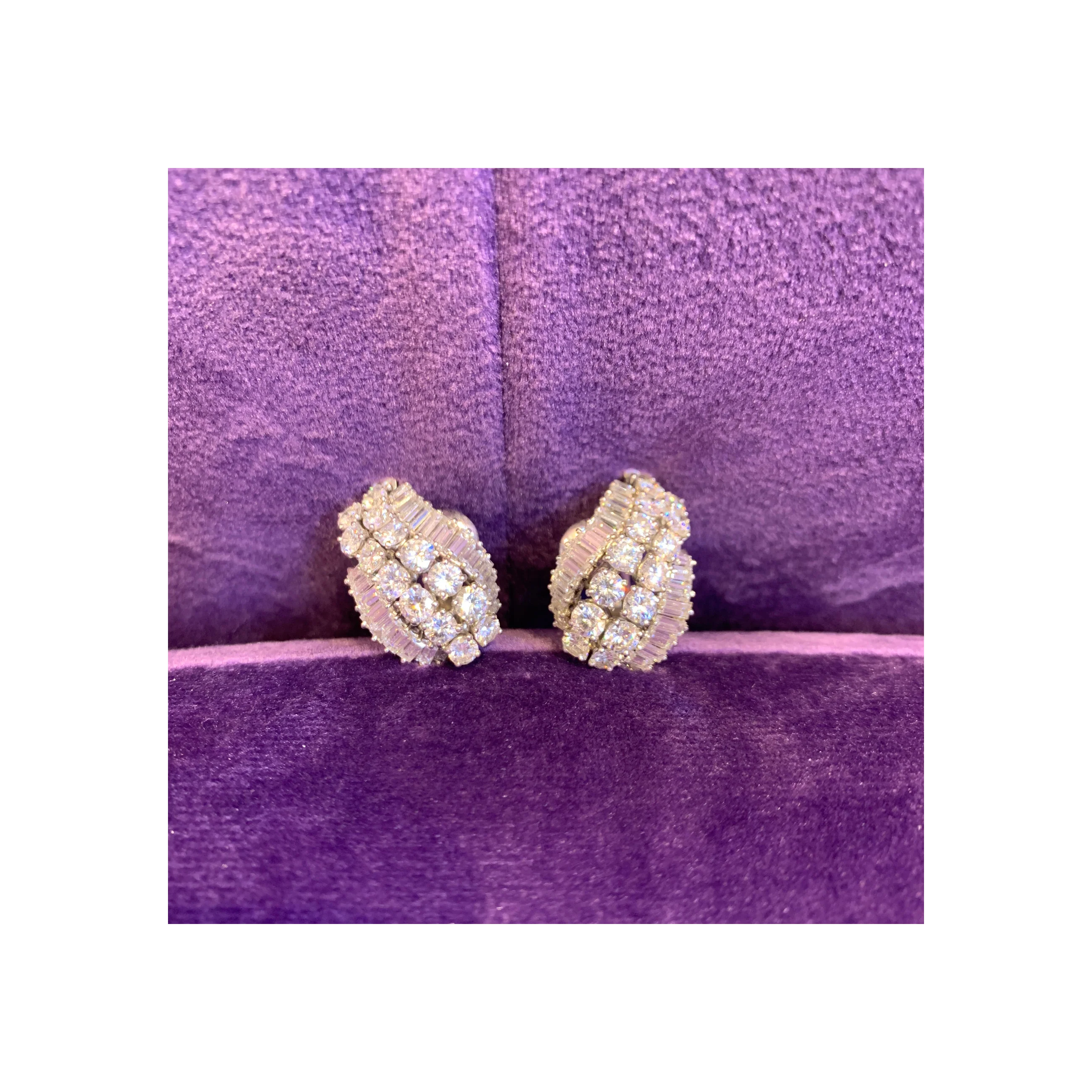 David Webb Diamond Earrings - Image 5