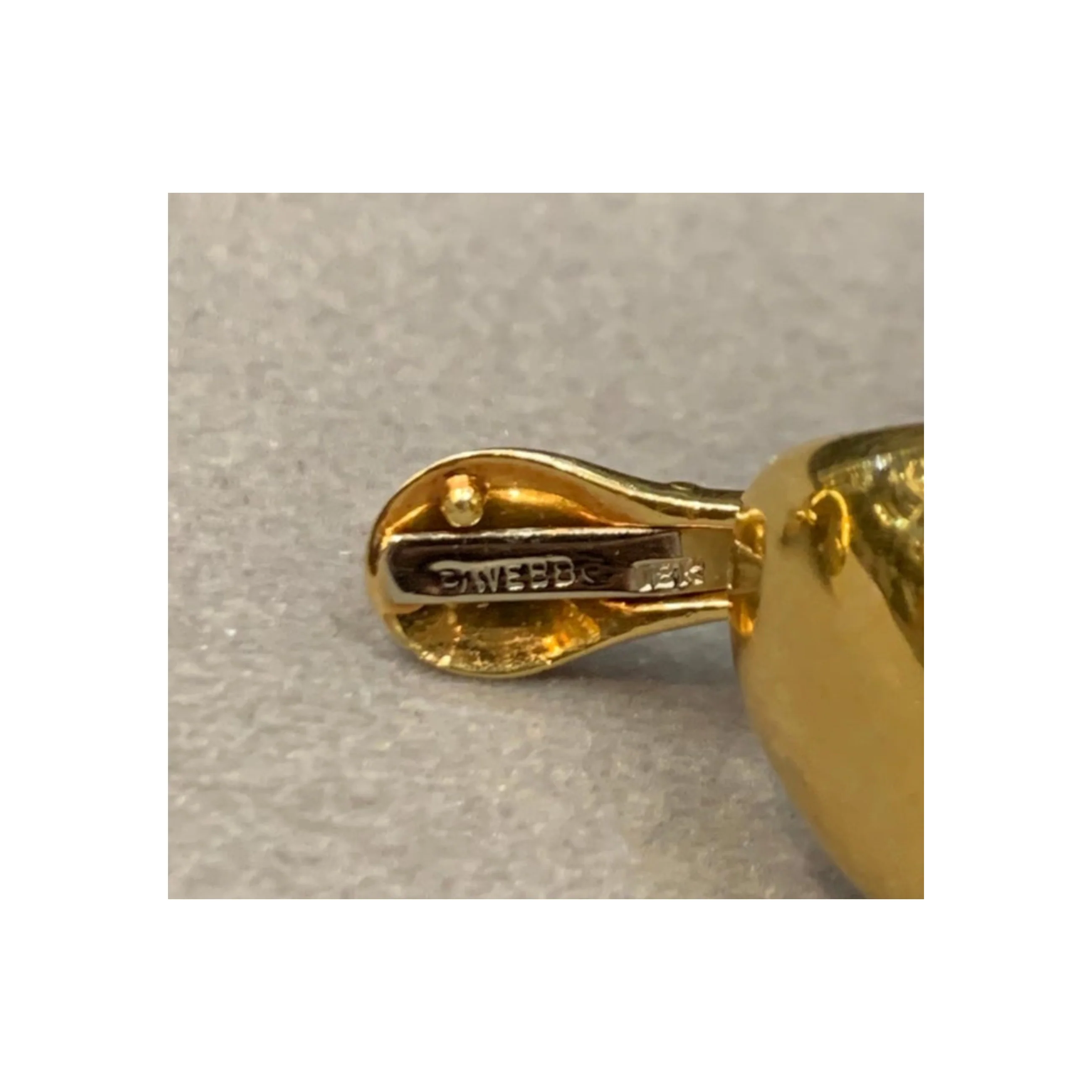 David Webb Diamond & Gold Earrings - Image 5