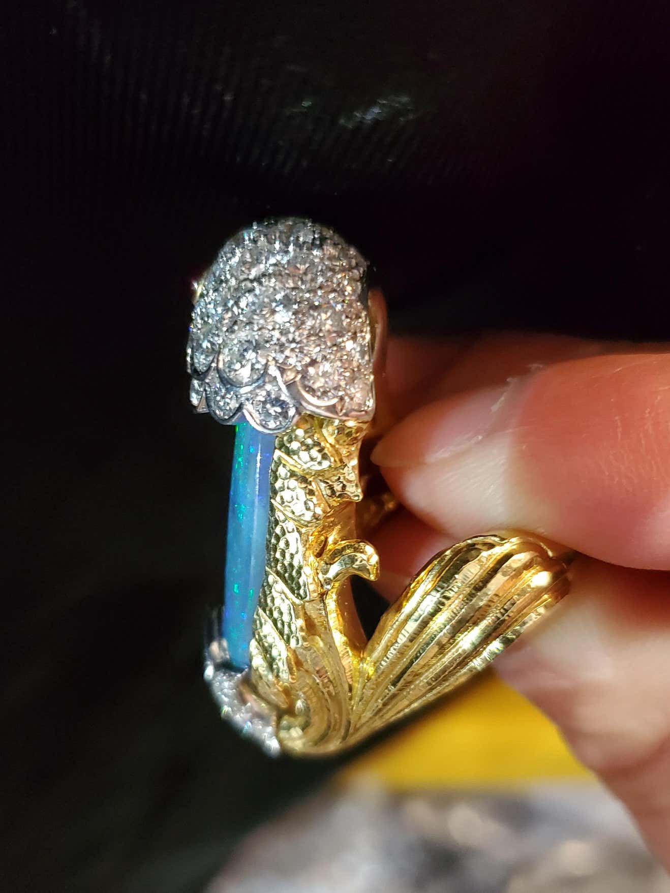 David Webb Opal Fish Ring - Image 10