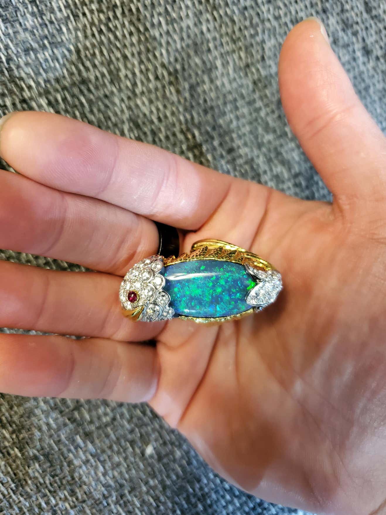 David Webb Opal Fish Ring - Image 9