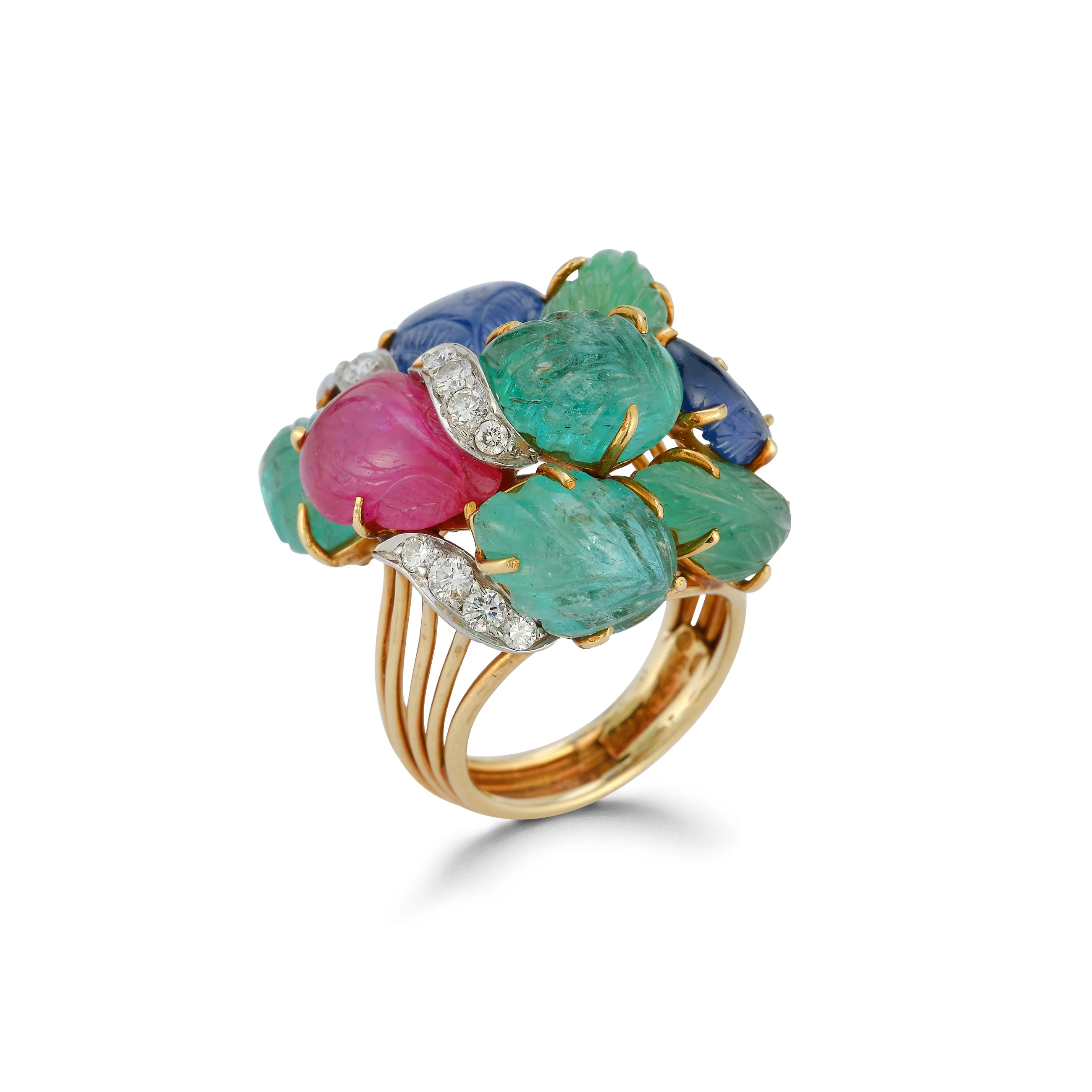 David Webb Tutti Frutti Ring - Image 3