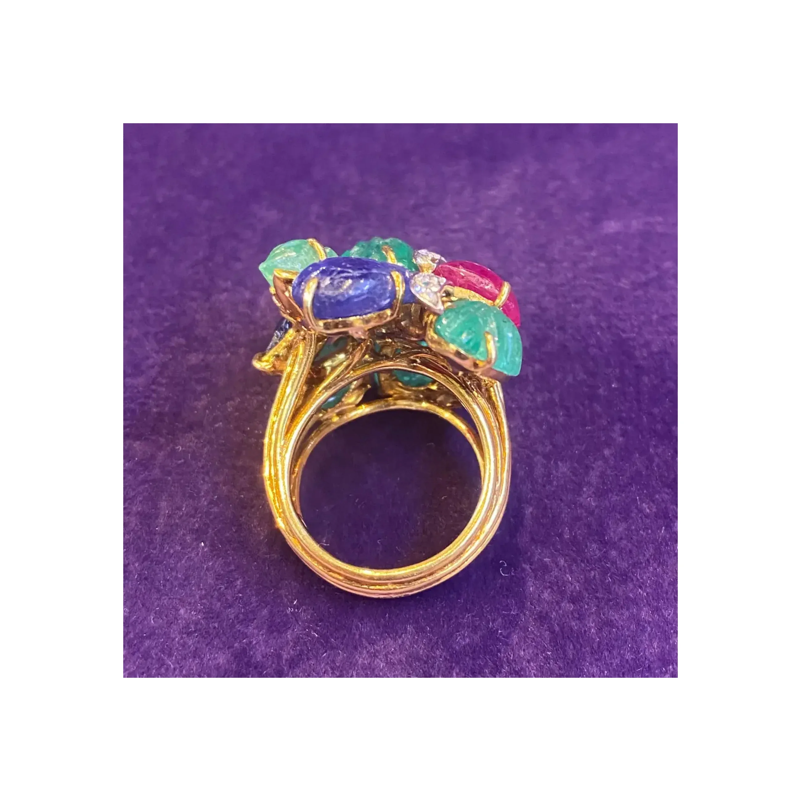 David Webb Tutti Frutti Ring - Image 7