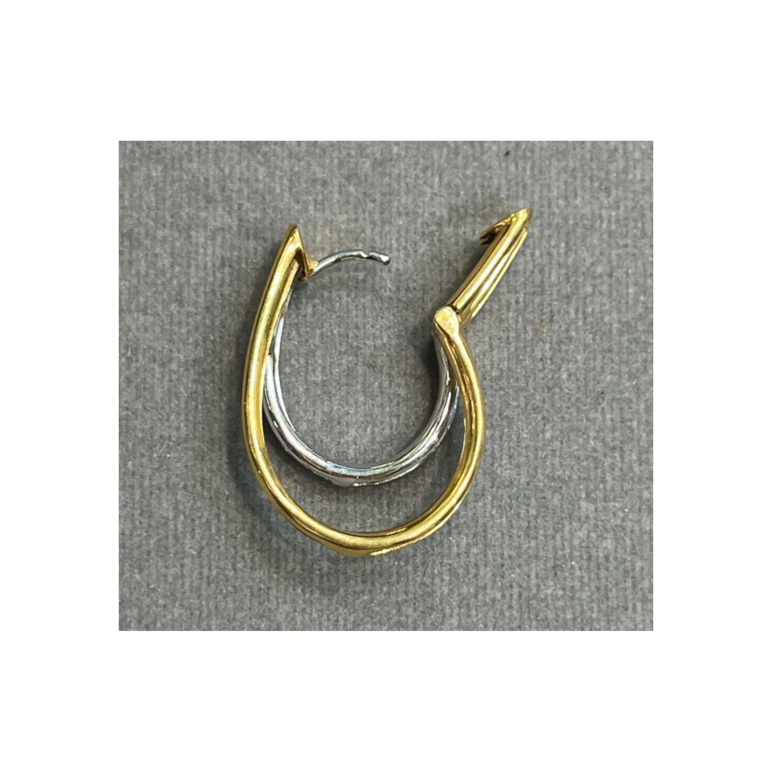 Diamond and Enamel Earrings - Image 8